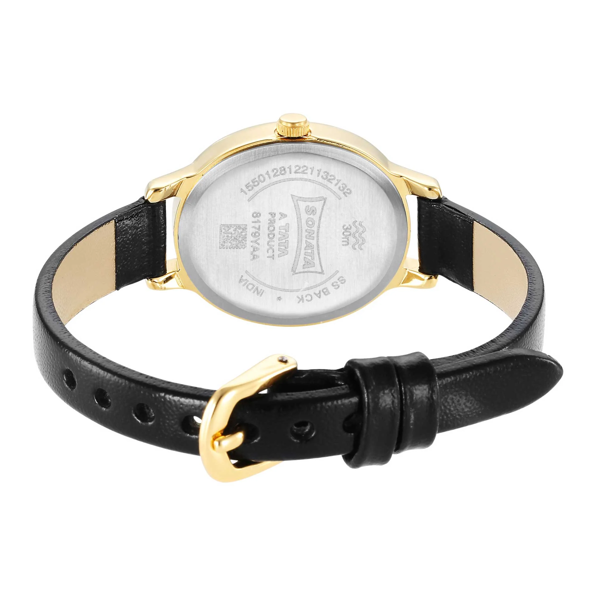 Classic Gold Silver Dial Metal Strap Watch for Women - Image 4