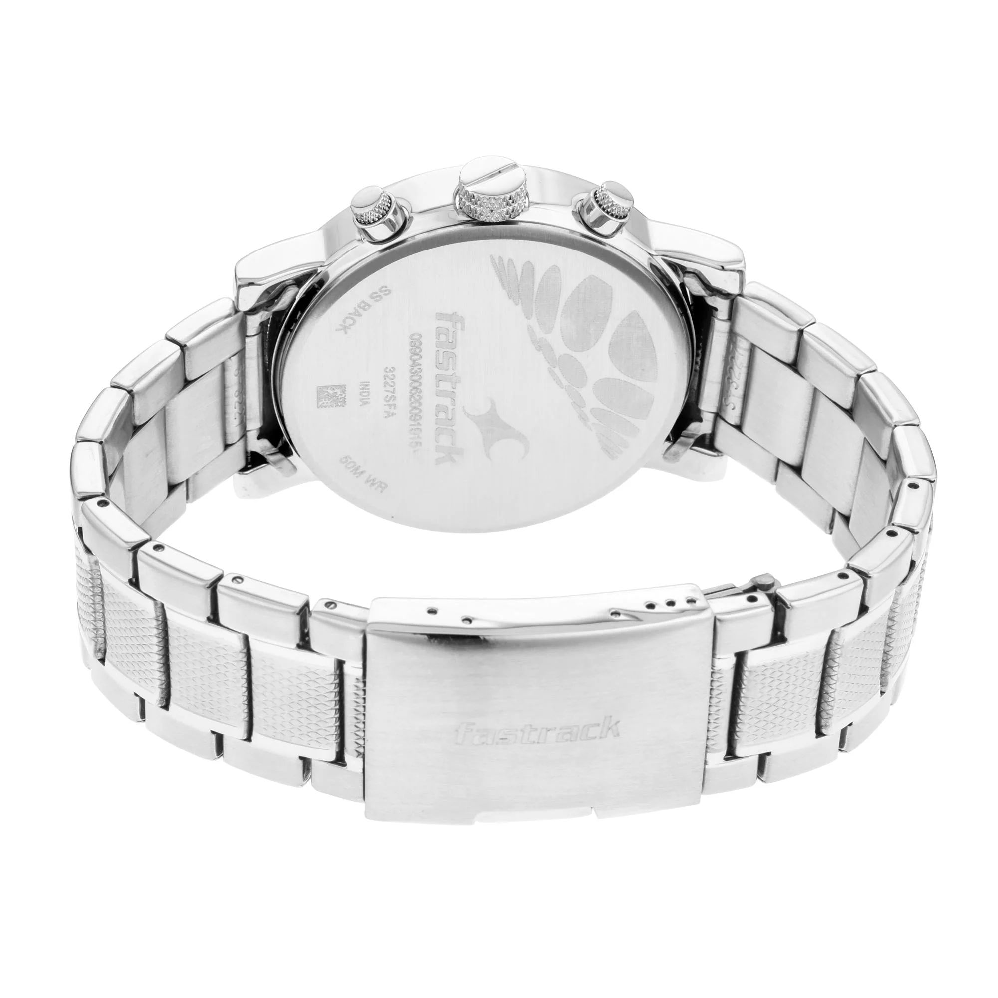 Fastrack Fastfit Quartz Multifunction White Dial Stainless Steel Strap Watch for Guys - Image 5