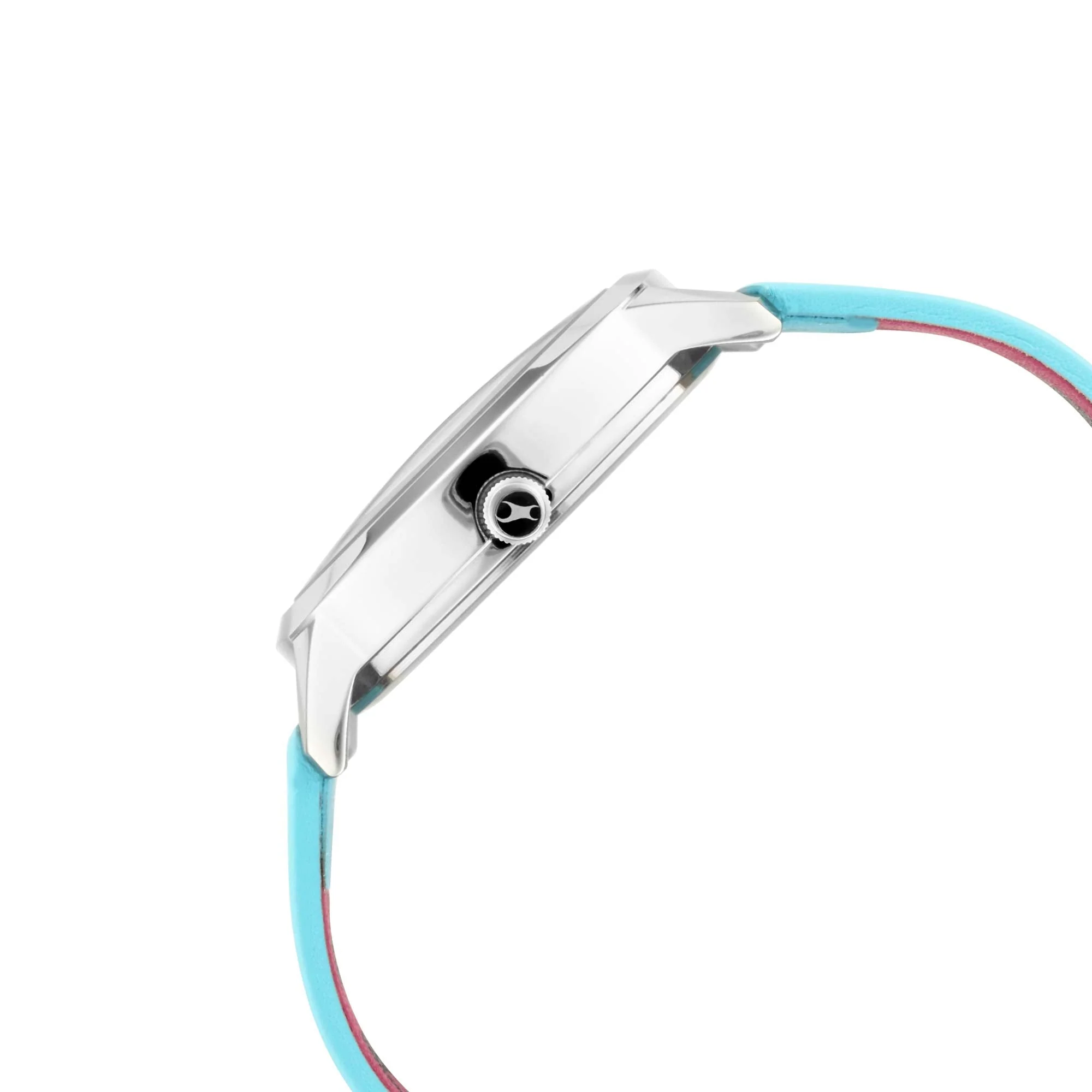 Fastrack Fastrack Fit Outs Quartz Analog with Date Multicoloured Dial Leather Strap Watch for Girls - Image 3