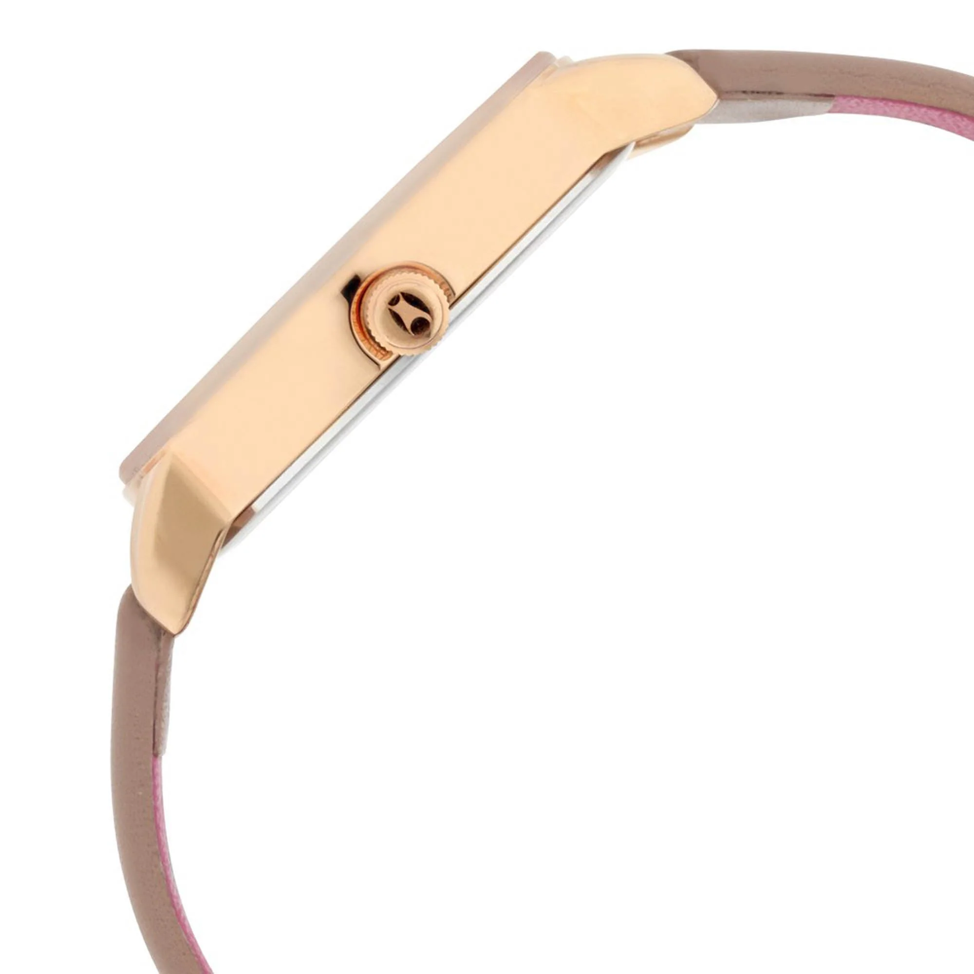 Fastrack Fastrack Ruffles Quartz Analog with Date Pink Dial Leather Strap Watch for Girls - Image 4