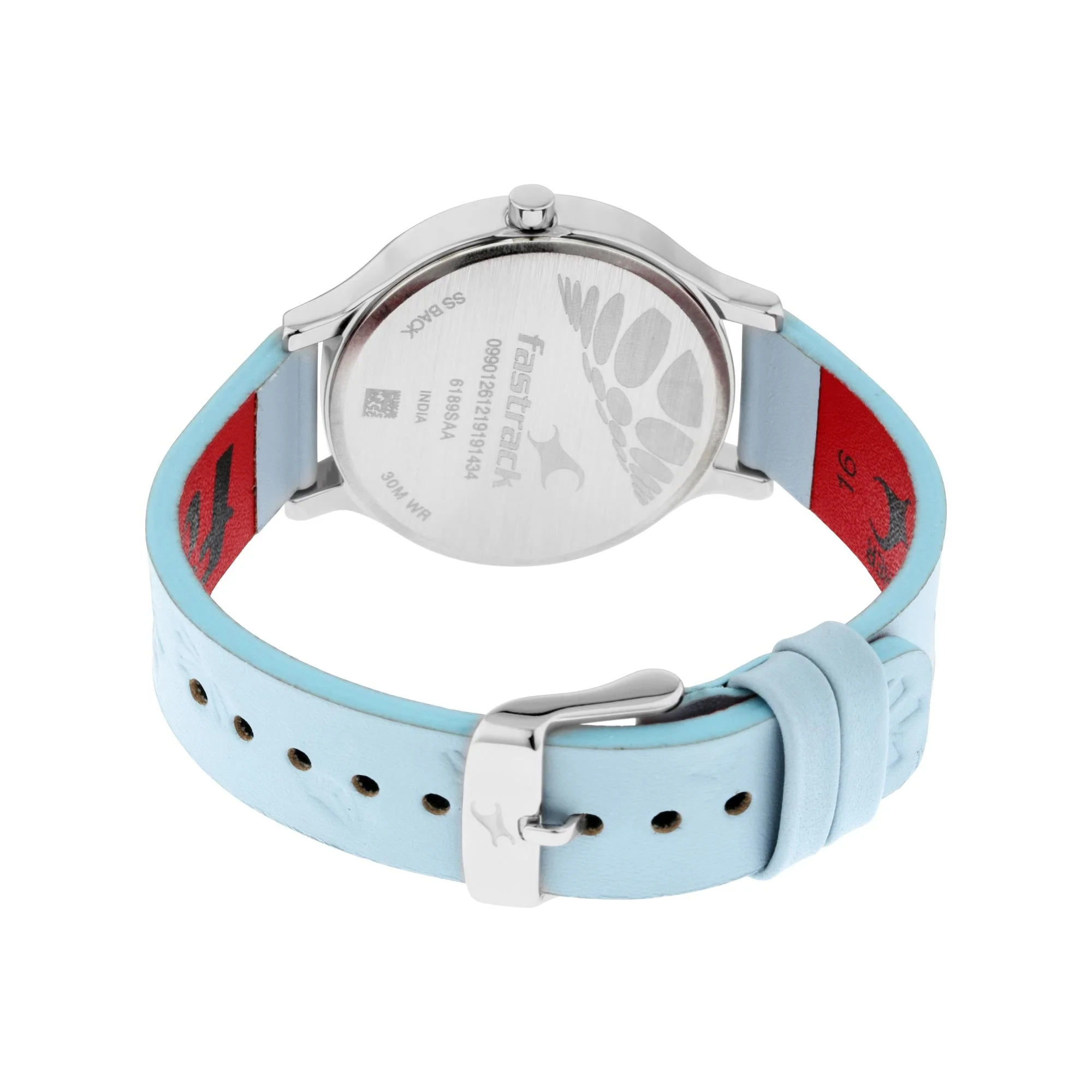 Fastrack I Love Me Quartz Analog Blue Dial Leather Strap Watch for Girls - Image 4