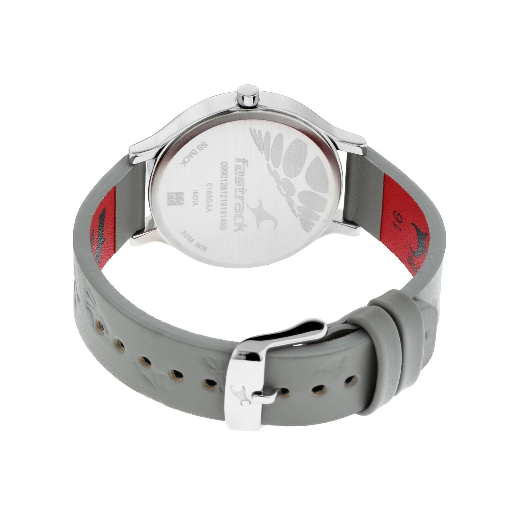 Fastrack I Love Me Quartz Analog Silver Dial Leather Strap Watch for Girls - Image 4