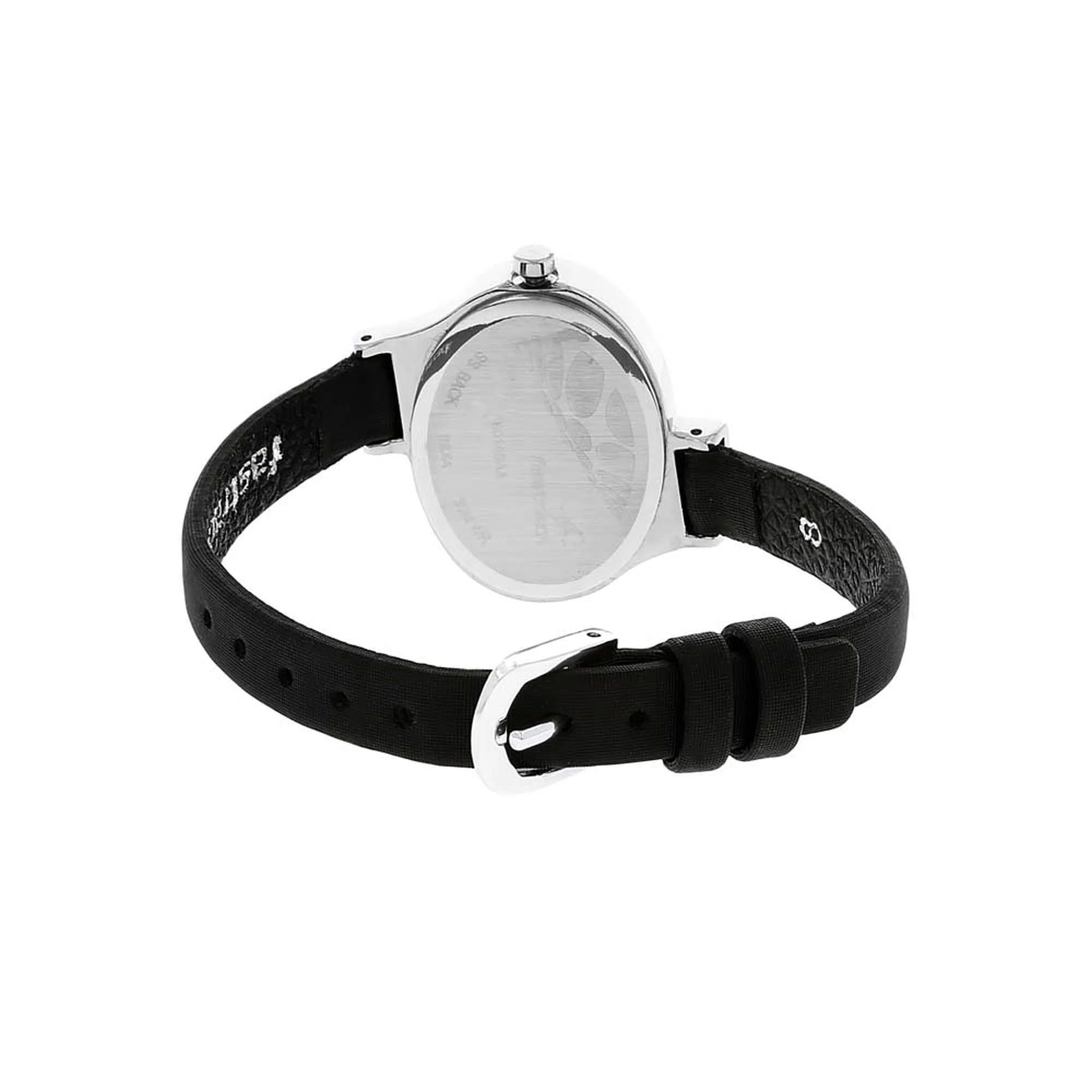 Fastrack Quartz Analog Black Dial Leather Strap Watch for Girls - Image 4