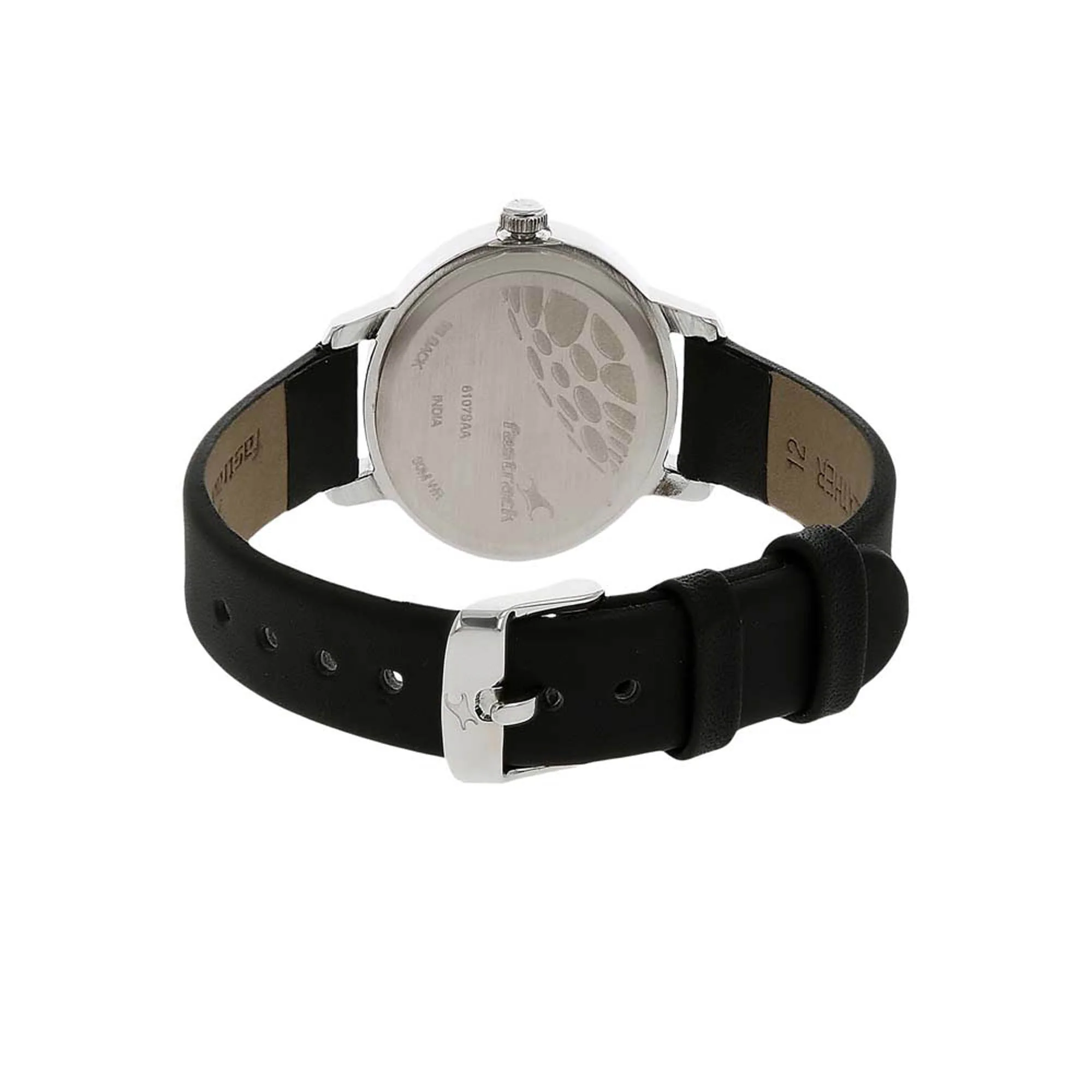 Fastrack Quartz Analog Black Dial Leather Strap Watch for Girls - Image 4