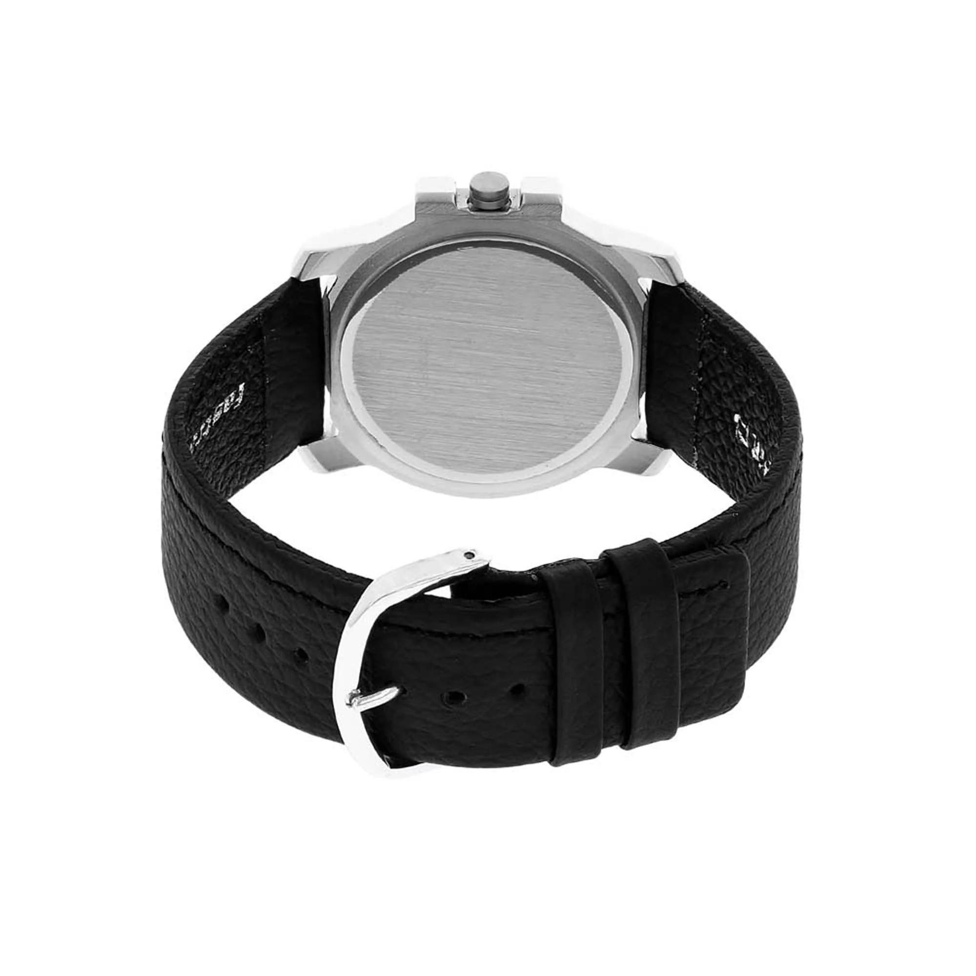 Fastrack Quartz Analog Black Dial Leather Strap Watch for Guys - Image 4