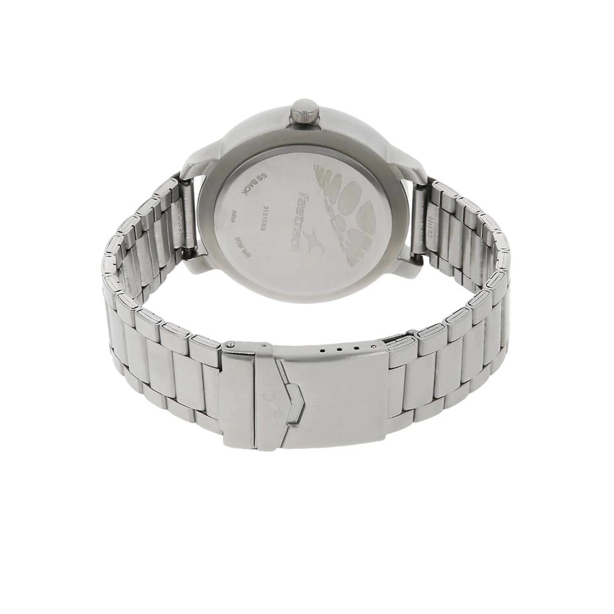 Fastrack Quartz Analog Black Dial Stainless Steel Strap Watch for Guys - Image 4