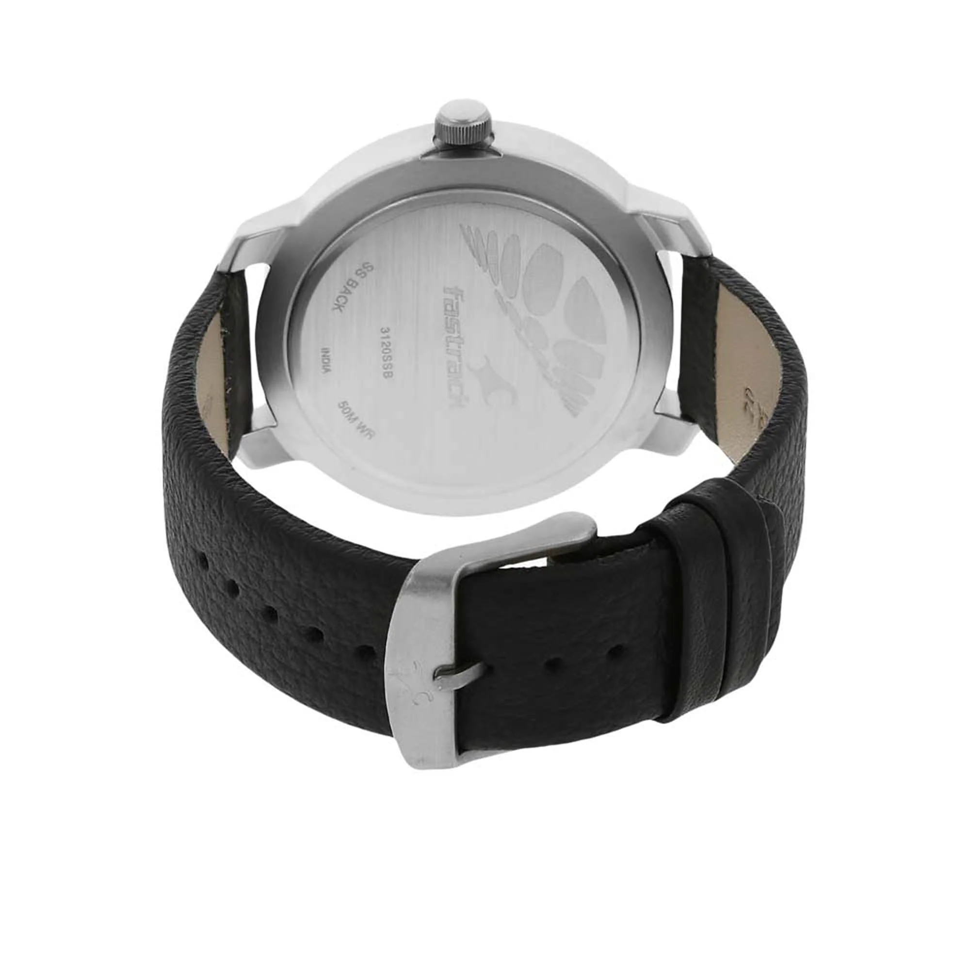 Fastrack Quartz Analog Blue Dial Stainless Steel Strap Watch for Guys - Image 4