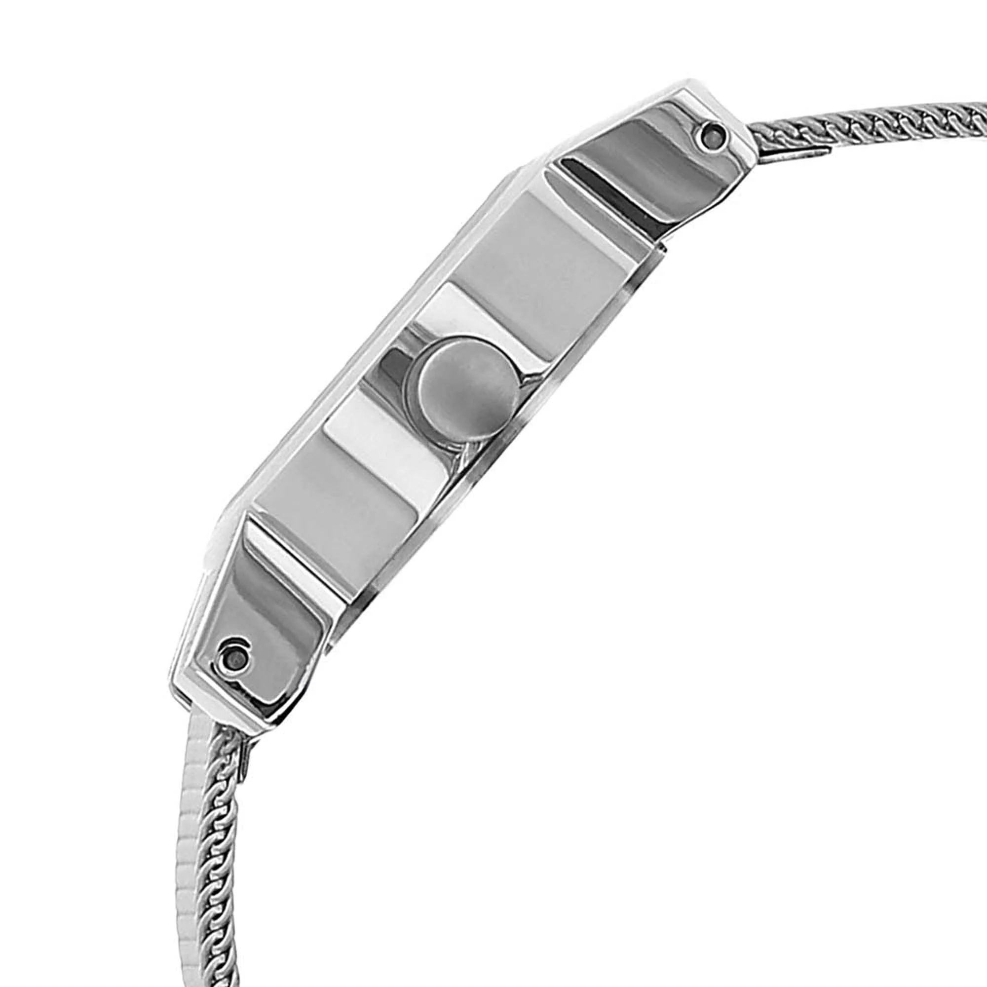 Fastrack Quartz Analog White Dial Metal Strap Watch for Girls - Image 3