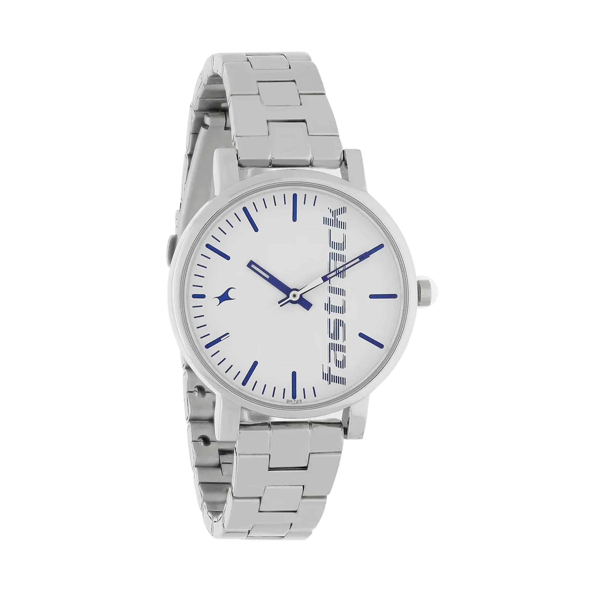 Fastrack Quartz Analog White Dial Stainless Steel Strap Watch for Girls