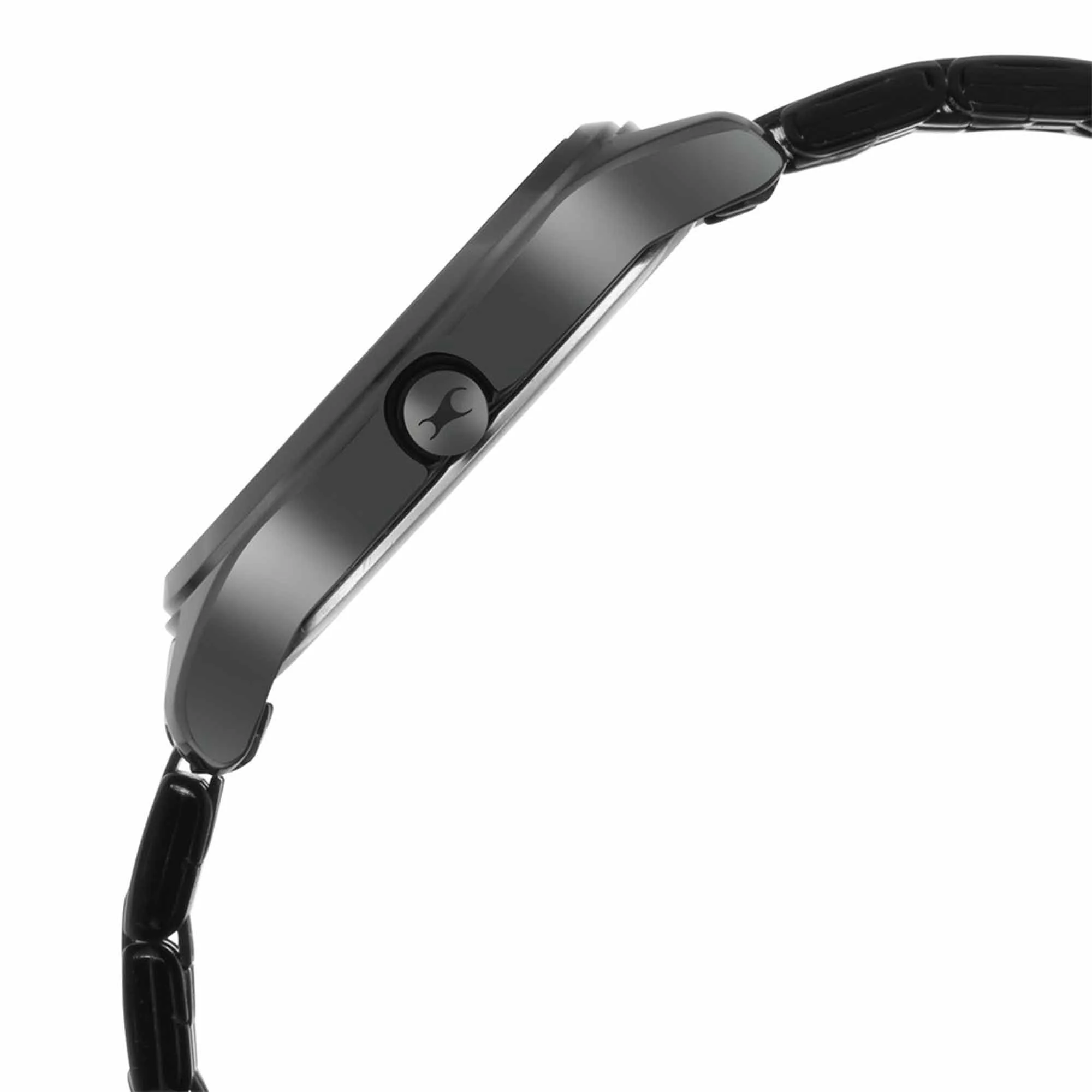 Fastrack Stunners Quartz Analog Black Dial Metal Strap Watch for Girls - Image 3