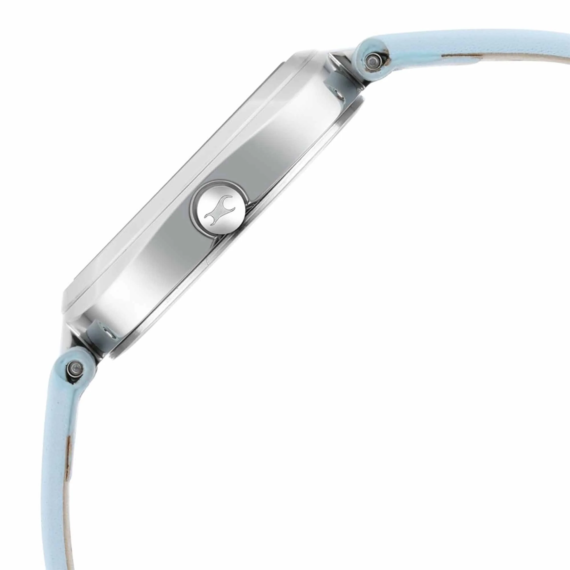 Fastrack Stunners Quartz Analog Blue Dial Leather Strap Watch for Girls - Image 3