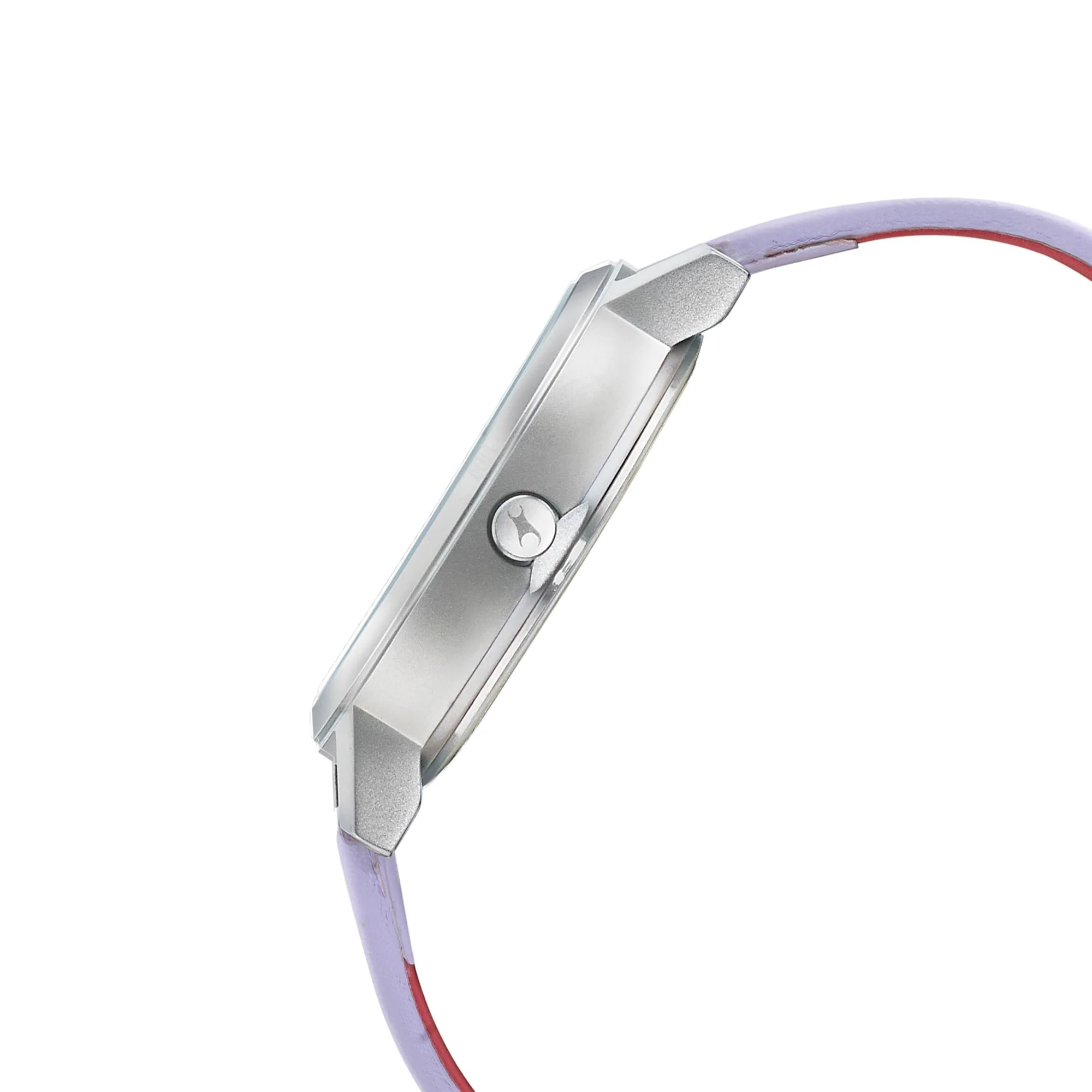 Fastrack Sunburn Quartz Analog Purple Dial Leather Strap Watch for Girls - Image 4