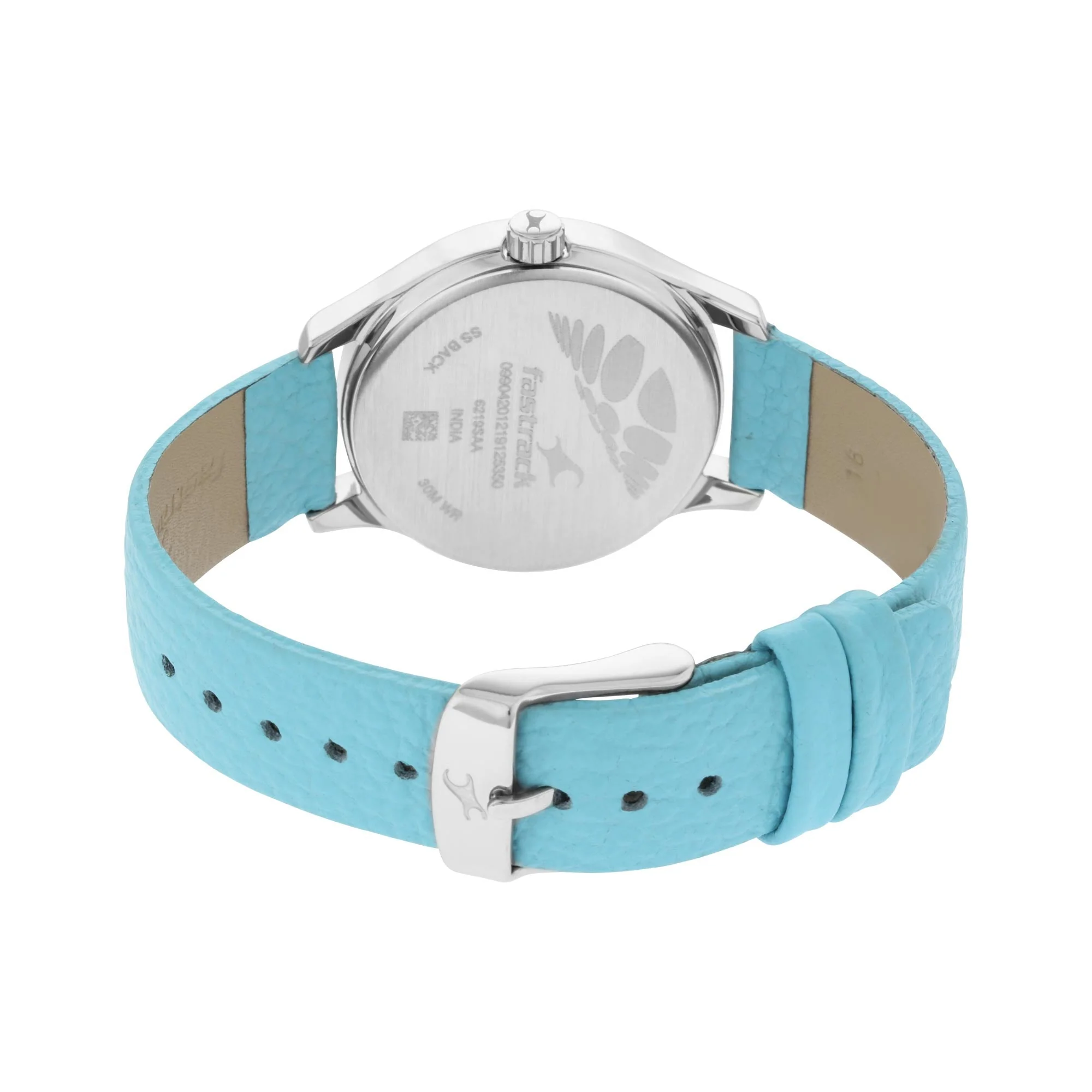 Fastrack Tripster Quartz Analog Silver Dial Leather Strap Watch for Girls - Image 5