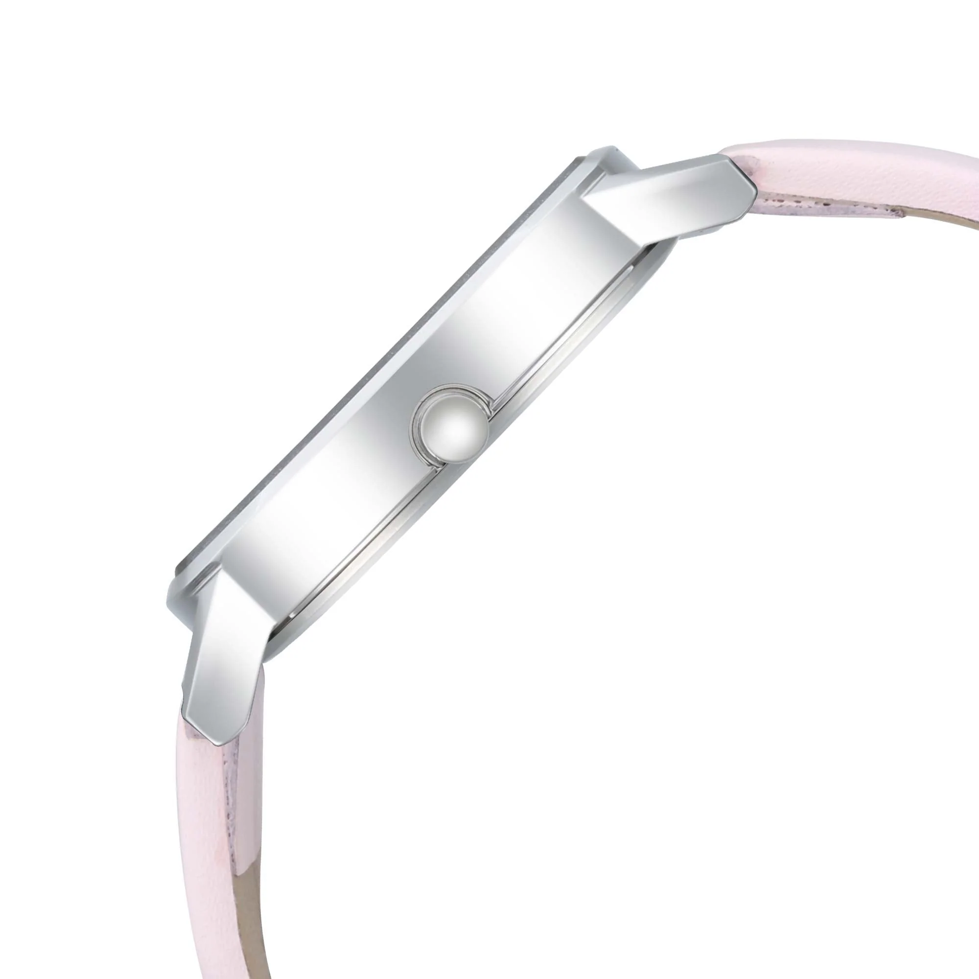 Fastrack Wear Your Look Quartz Analog with Day and Date Pink Dial Leather Strap Watch for Girls - Image 3