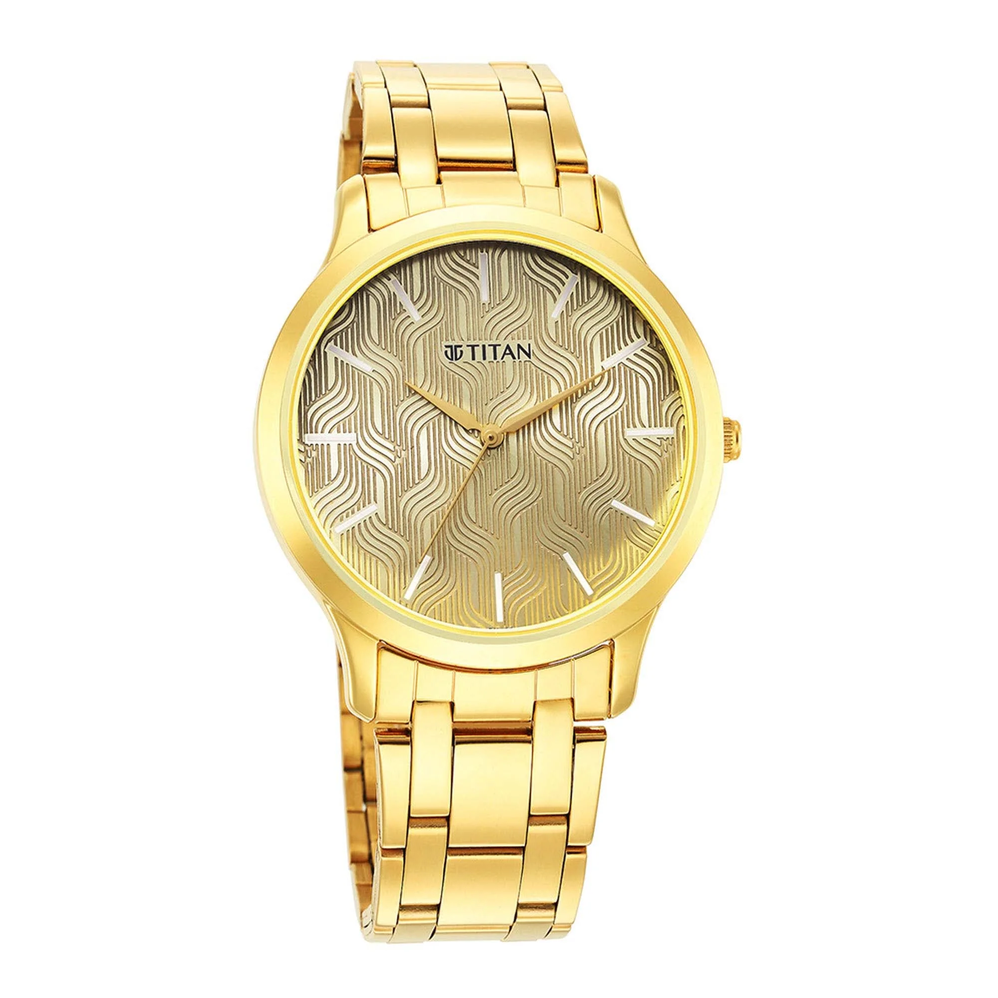Karishma Radiance Champagne Dial Analog Watch for Men - Image 2