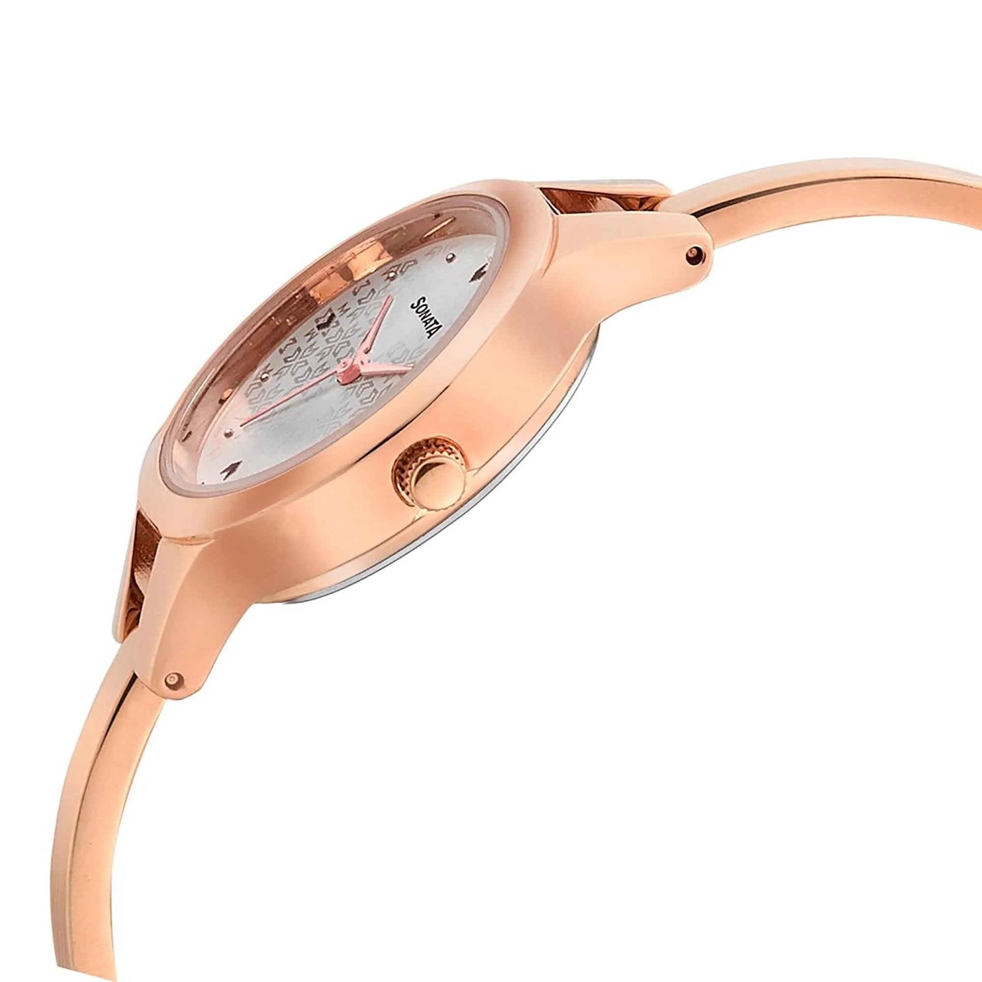 Sonata Blush It Up Silver Dial Women Watch With Stainless Steel Strap - Image 3