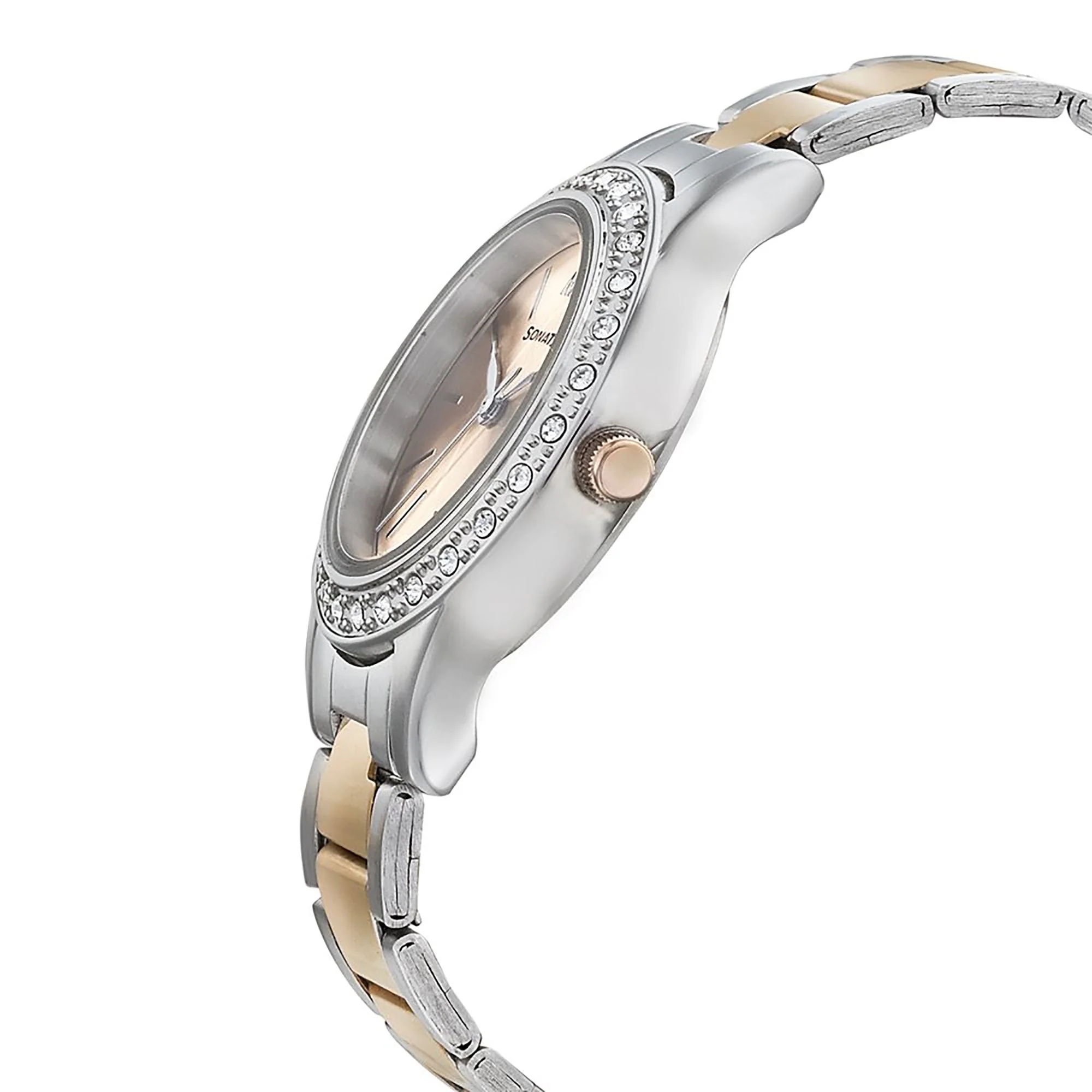 Sonata Blush Rose Gold Dial Women Watch With Stainless Steel Strap - Image 3