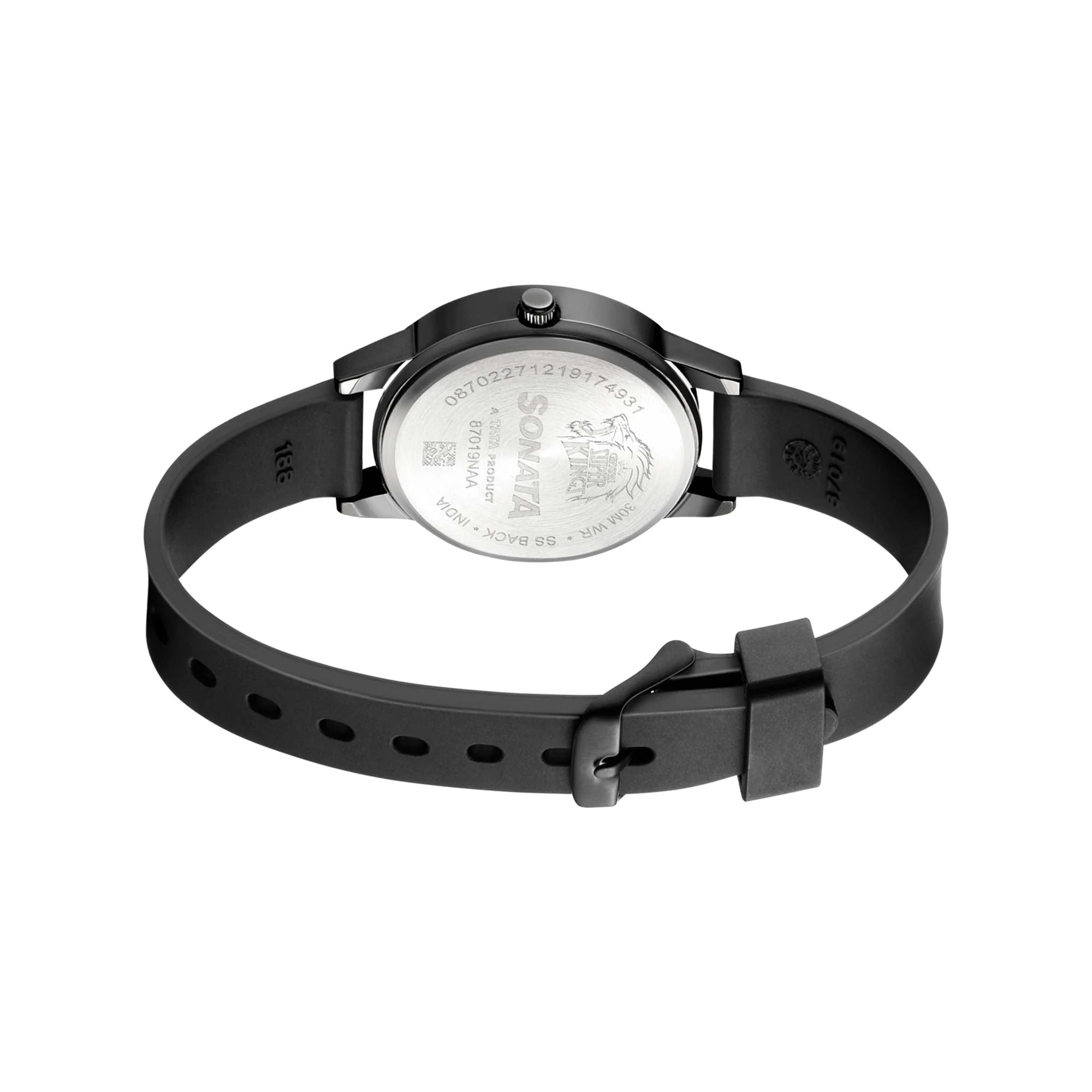 Sonata Csk Black Dial Women Watch With TPU Strap - Image 4