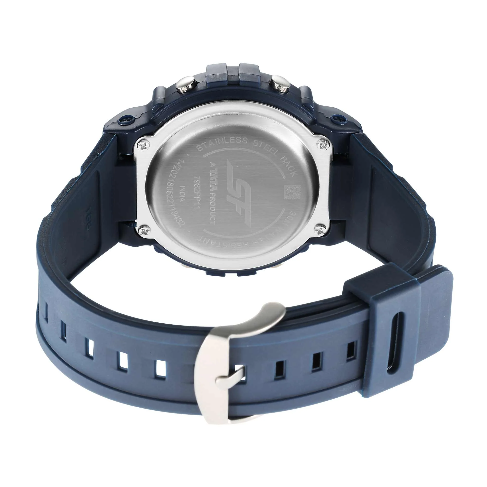 Sonata Digital Dial Grey Plastic Strap Watch for Men - Image 4