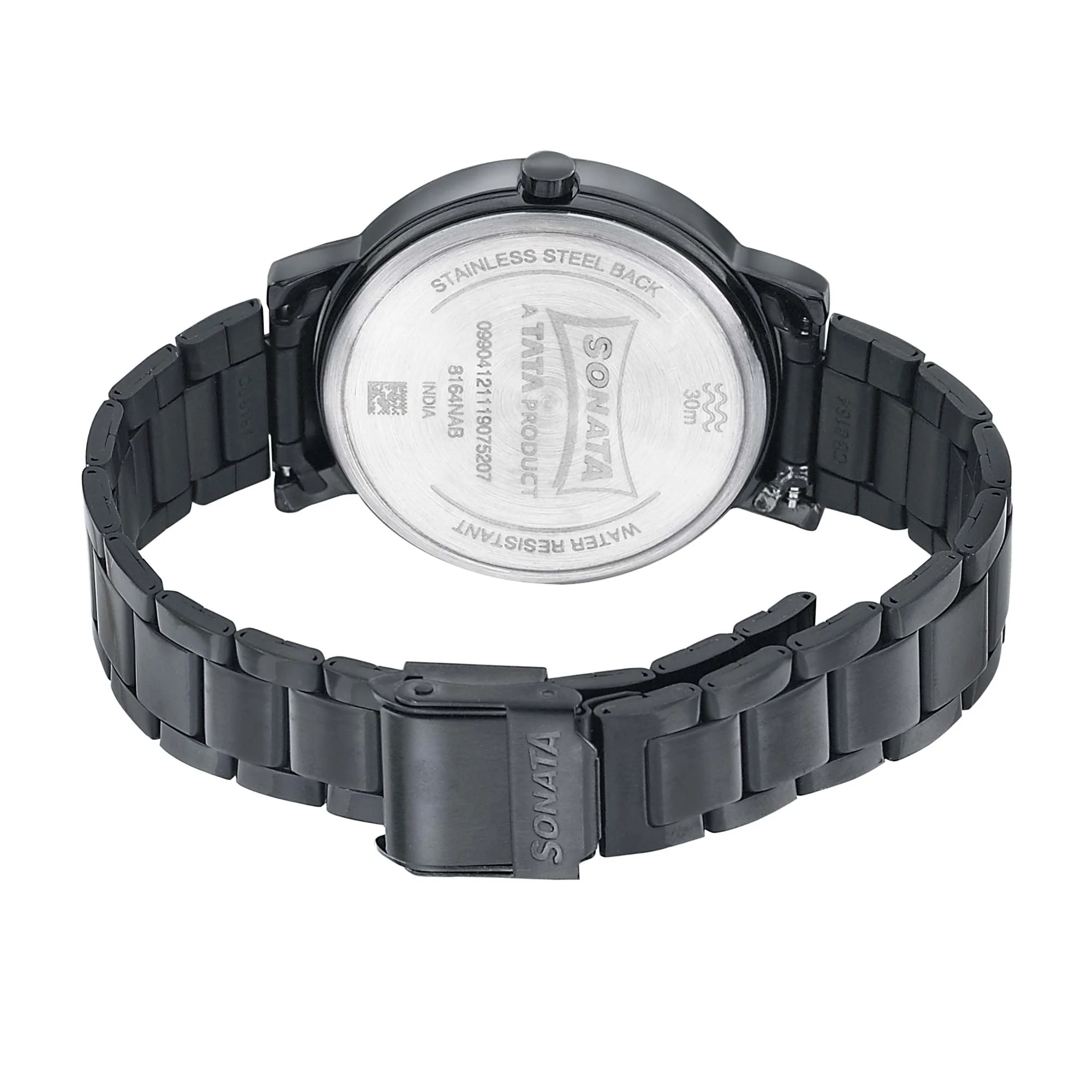 Sonata Onyx Black Dial Women Watch With Stainless Steel Strap - Image 4