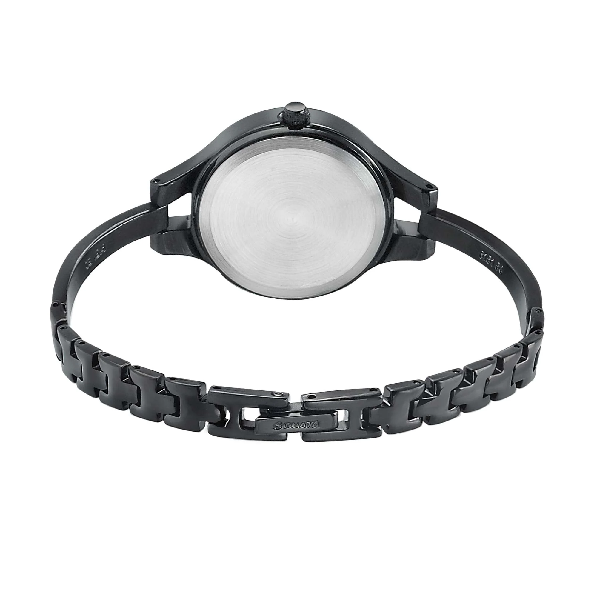 Sonata Onyx Pink Dial Women Watch With Stainless Steel Strap - Image 4