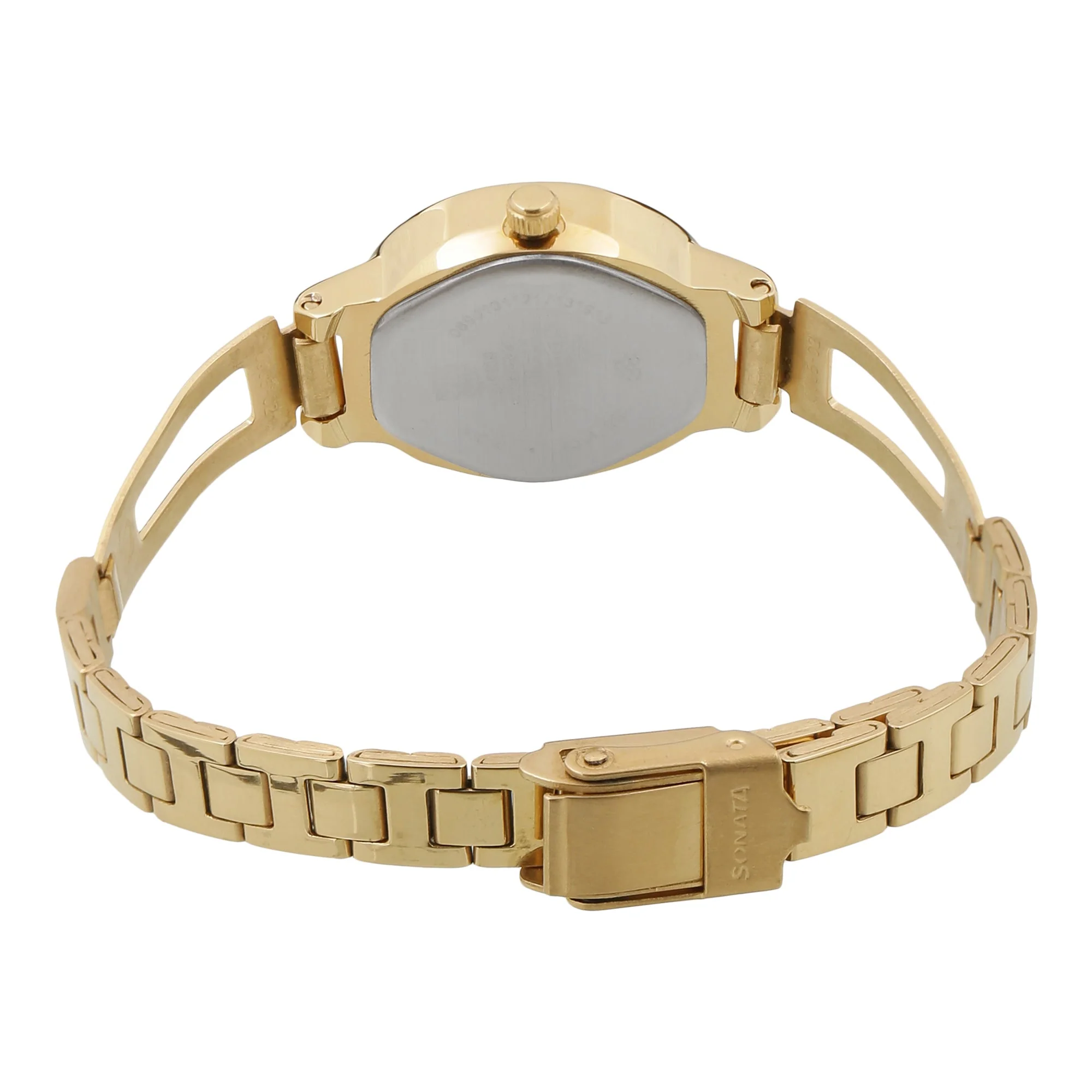 Sonata Pankh Champagne Dial Women Watch With Stainless Steel Strap - Image 4