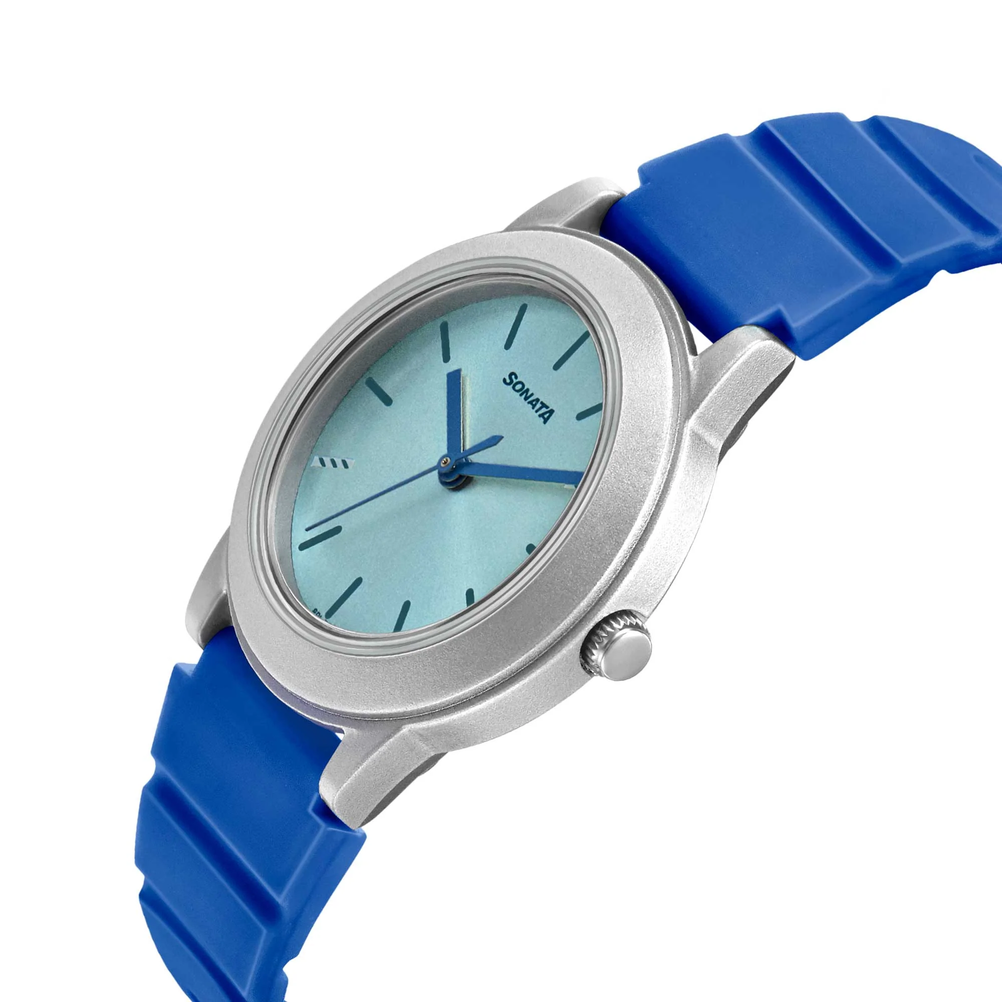 Sonata Play Blue Dial Women Watch With Plastic Strap - Image 3