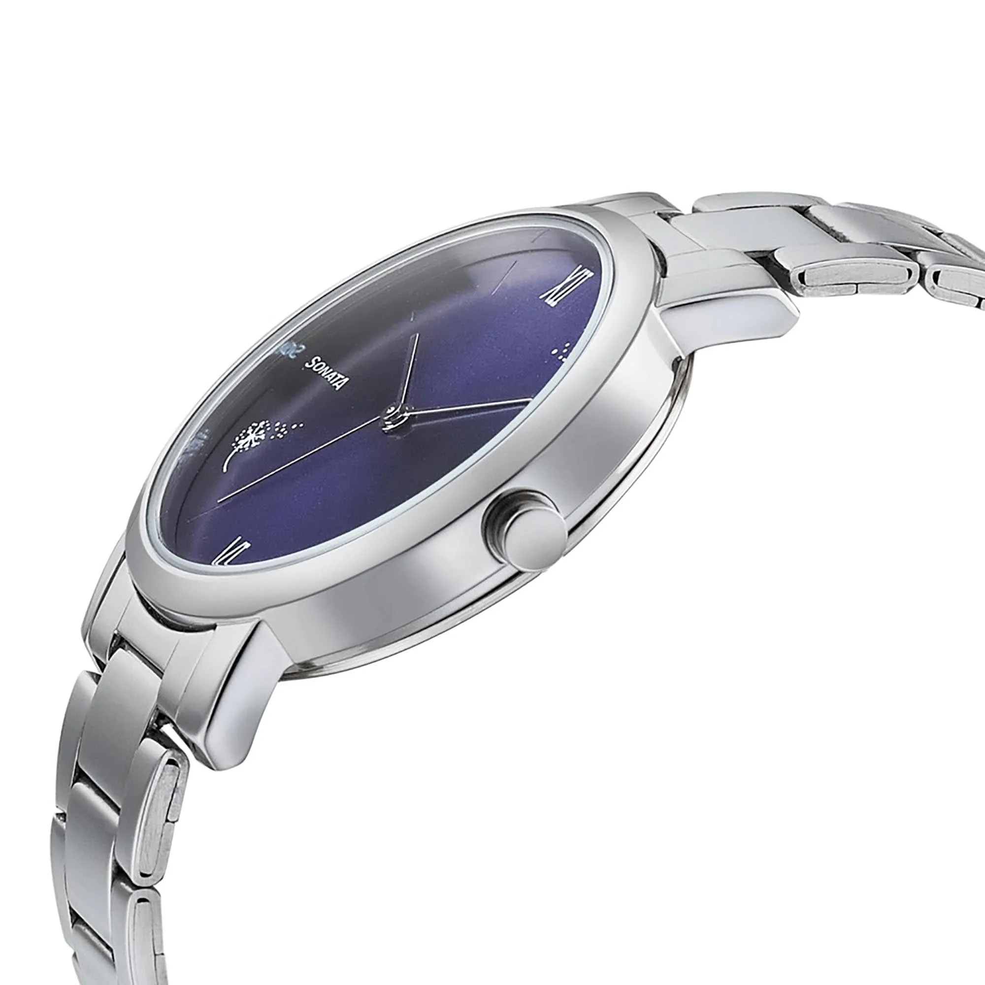 Sonata Play Blue Dial Women Watch With Stainless Steel Strap - Image 3