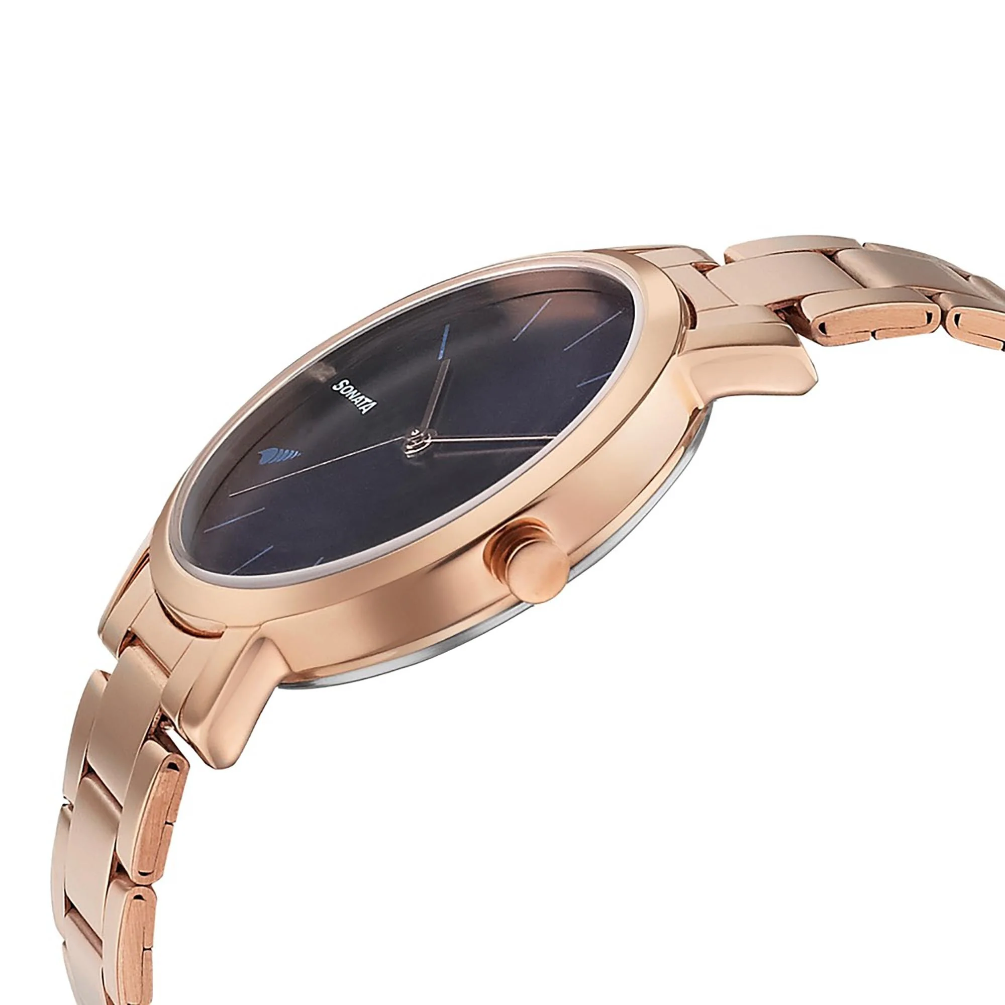 Sonata Play Blue Dial Women Watch With Stainless Steel Strap - Image 3