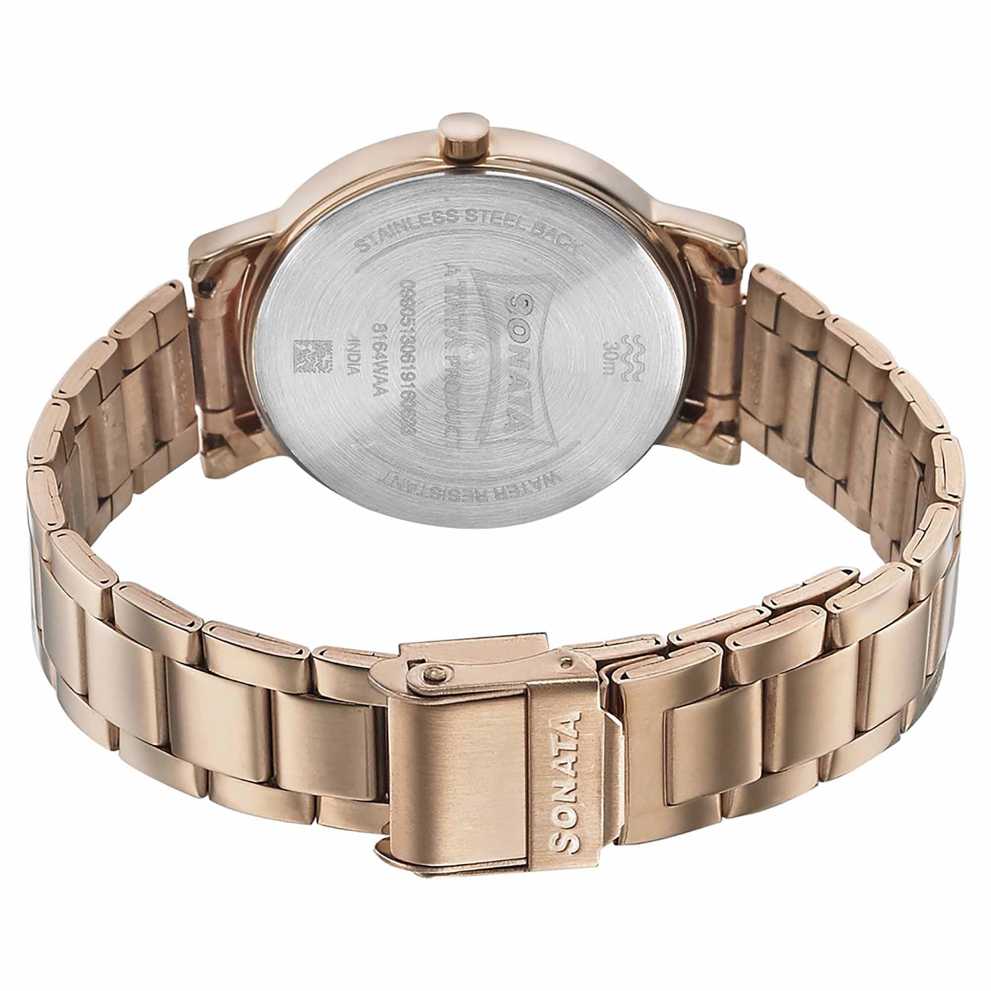 Sonata Play Blue Dial Women Watch With Stainless Steel Strap - Image 4
