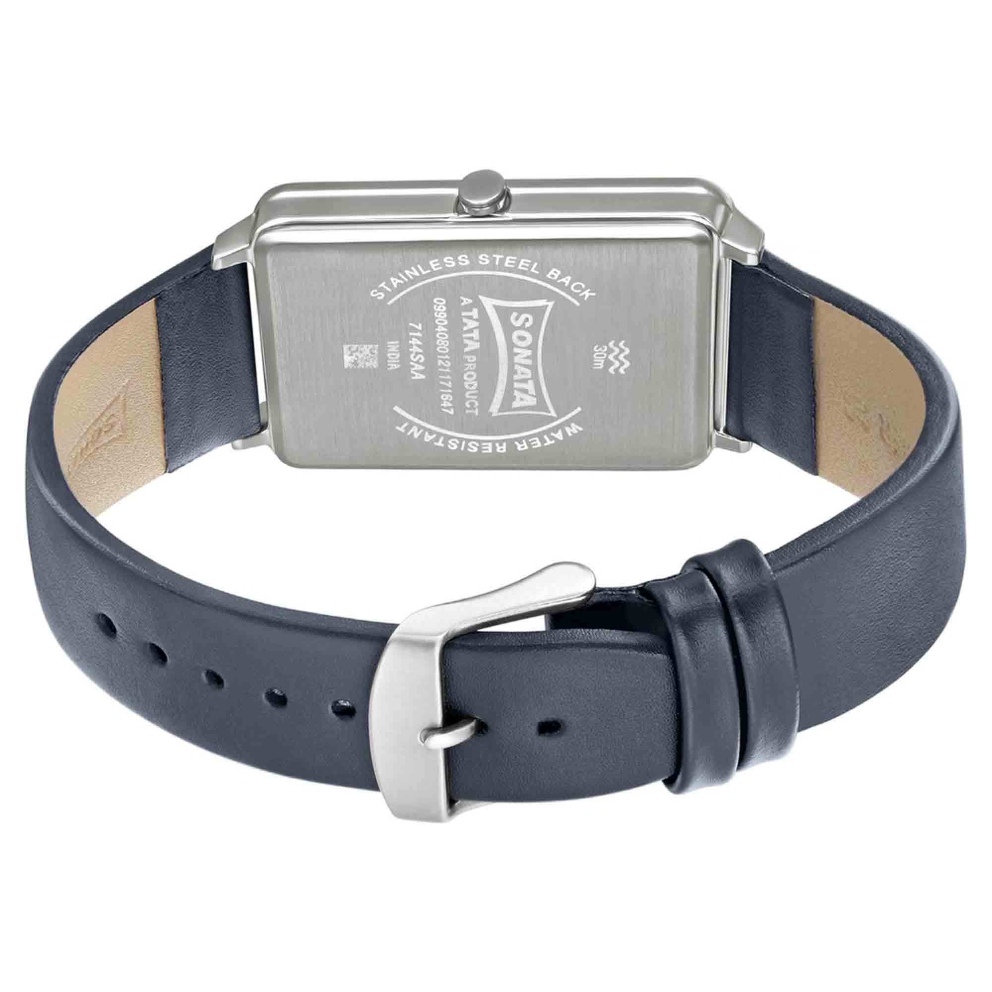 Sonata Quartz Analog Leather Strap Watch for Men - Image 4