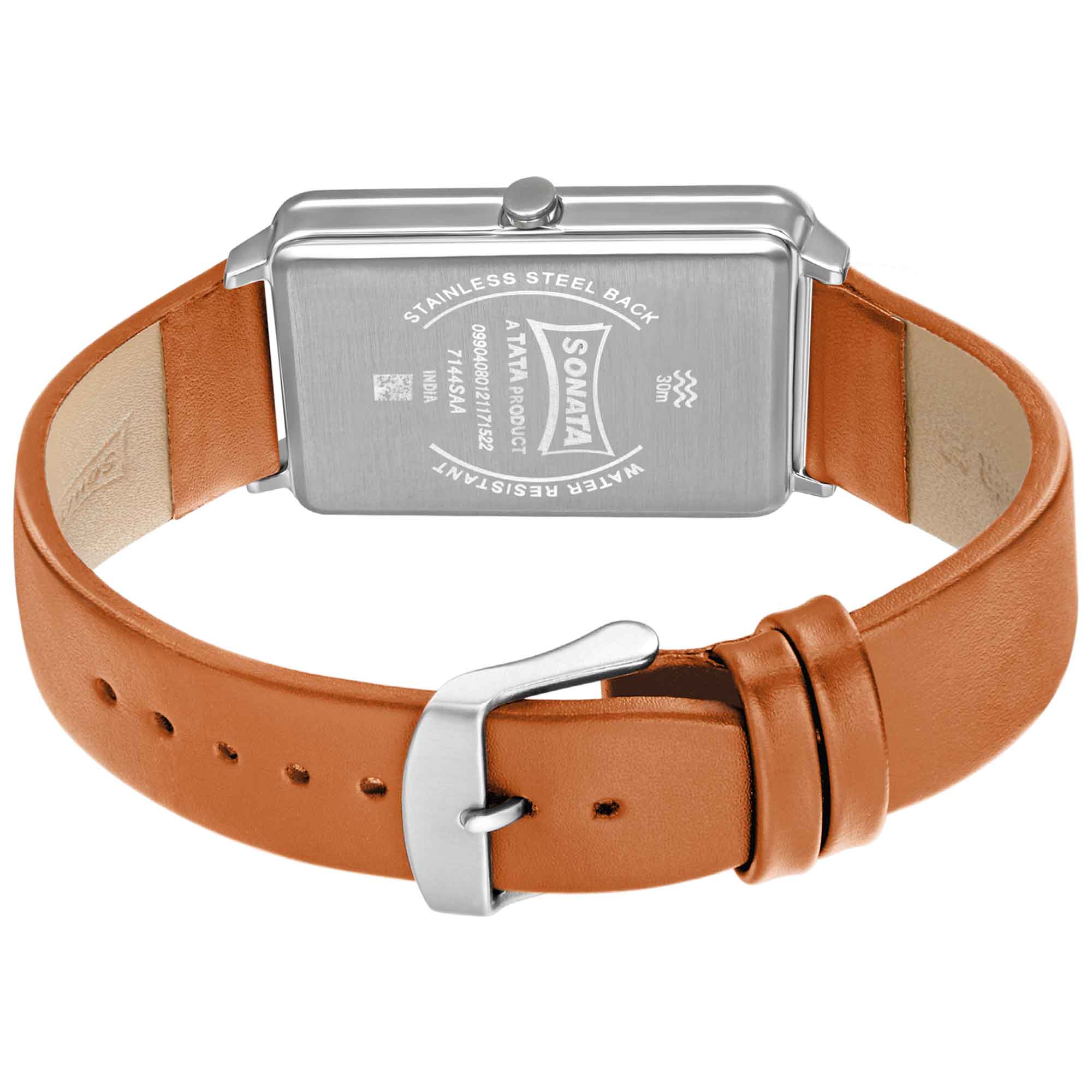 Sonata Quartz Analog Leather Strap Watch for Men - Image 3