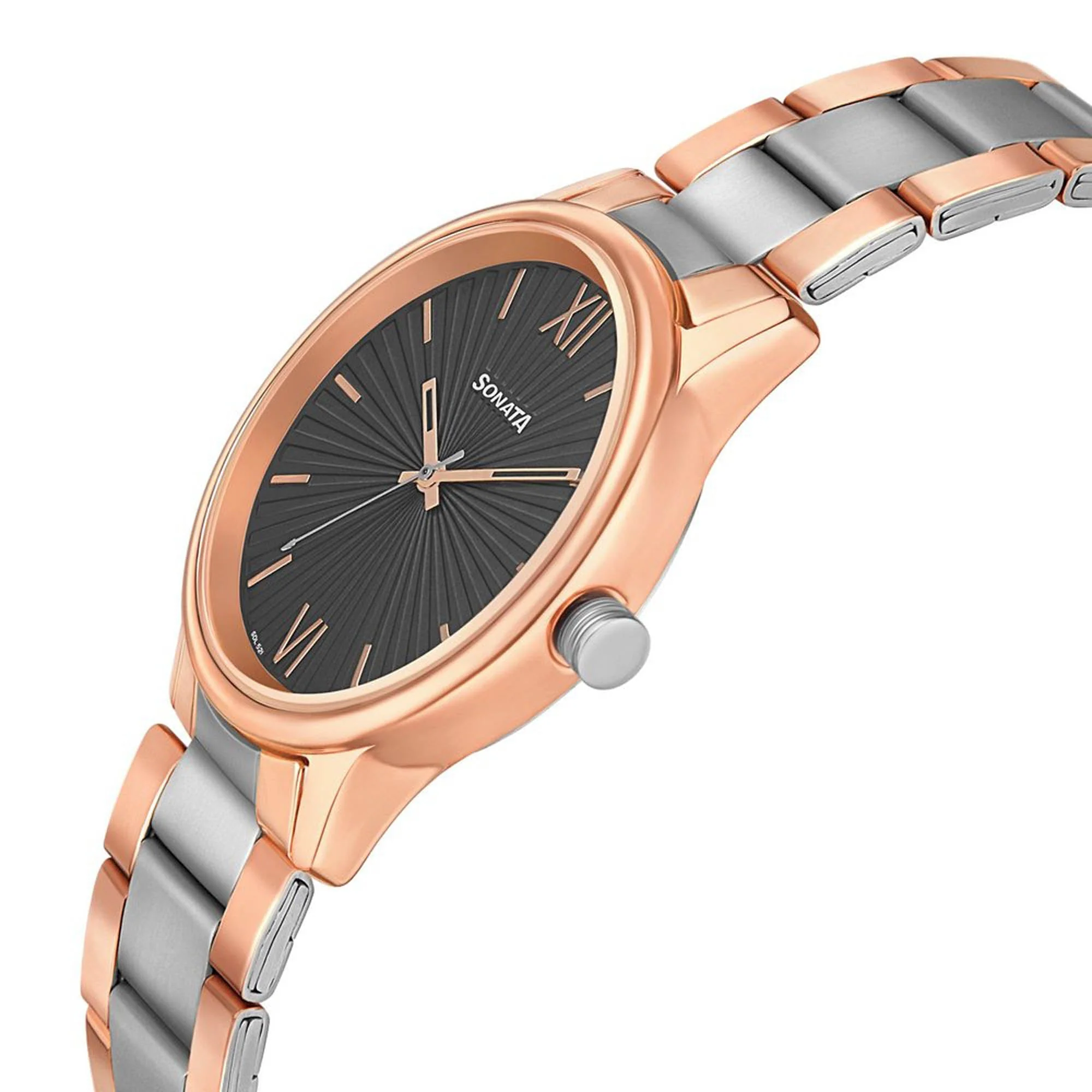Sonata Quartz Analog Stainless Steel Strap Watch for Men - Image 3