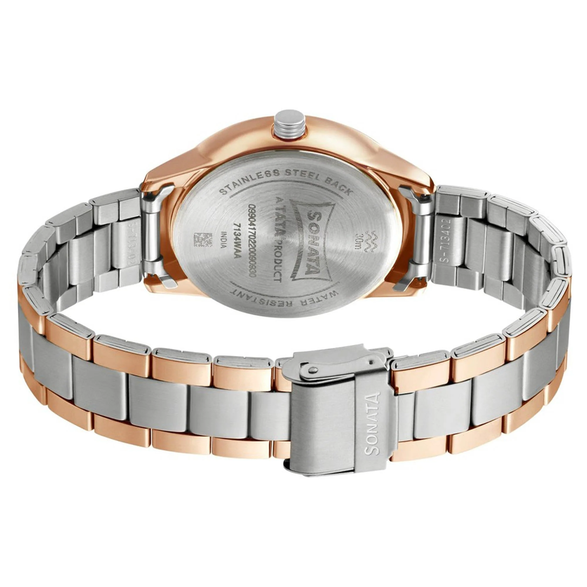 Sonata Quartz Analog Stainless Steel Strap Watch for Men - Image 4