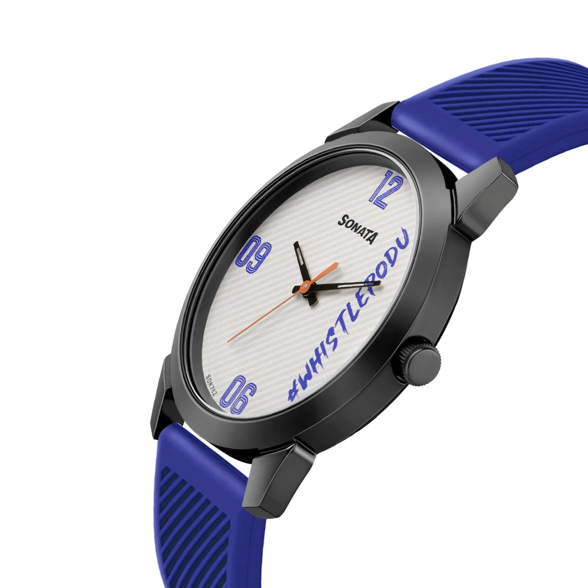 Sonata Quartz Analog White Dial TPU Strap Watch for Men - Image 3