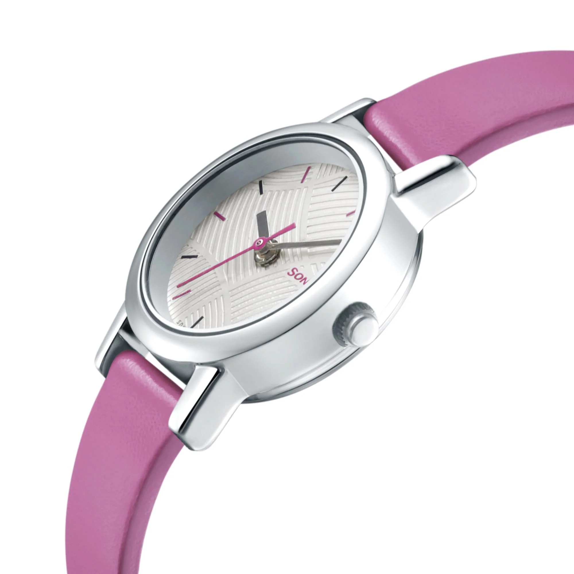 Sonata Splash White Dial Women Watch With Leather Strap - Image 3