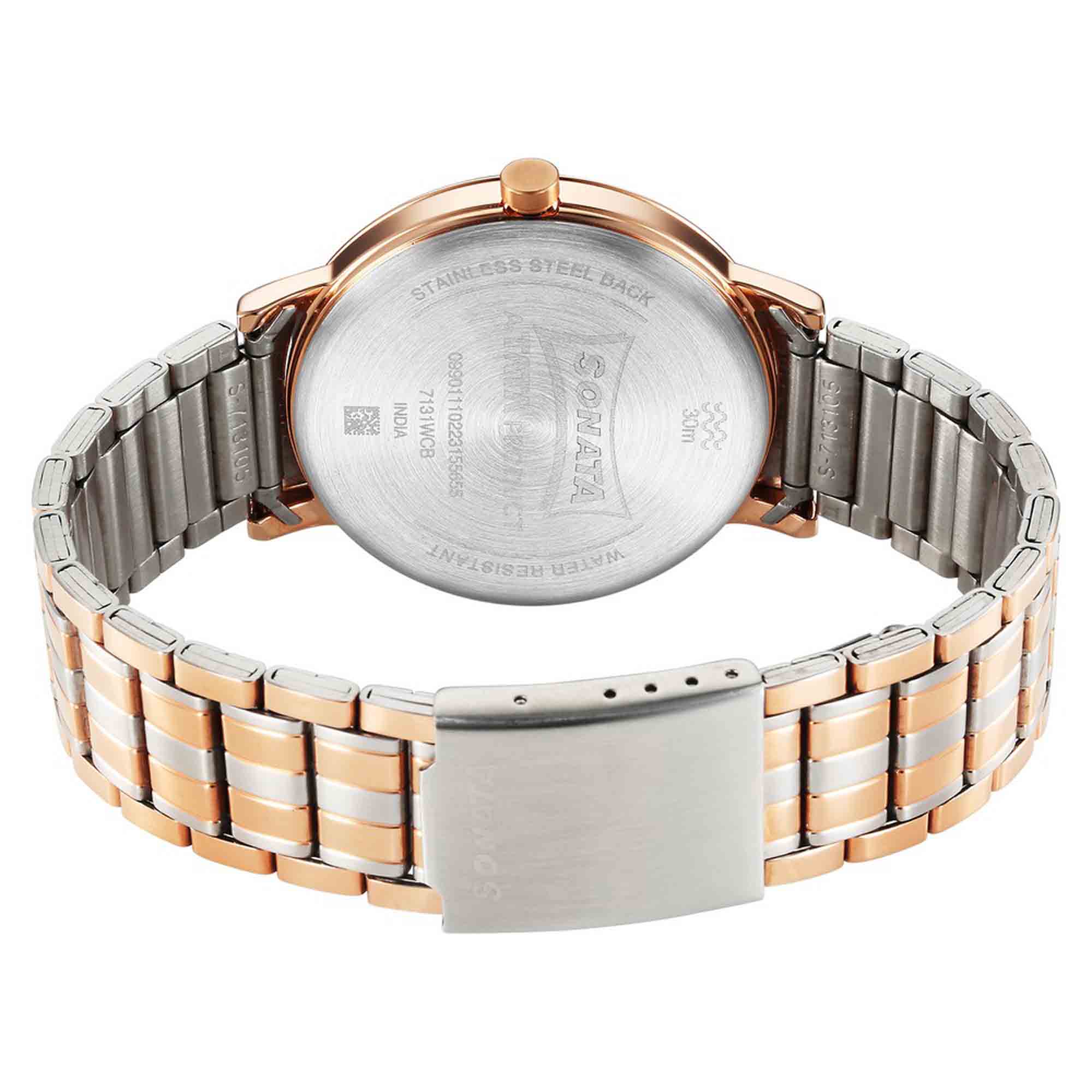 Sonata Utsav Blue Dial Watch for Men - Image 5