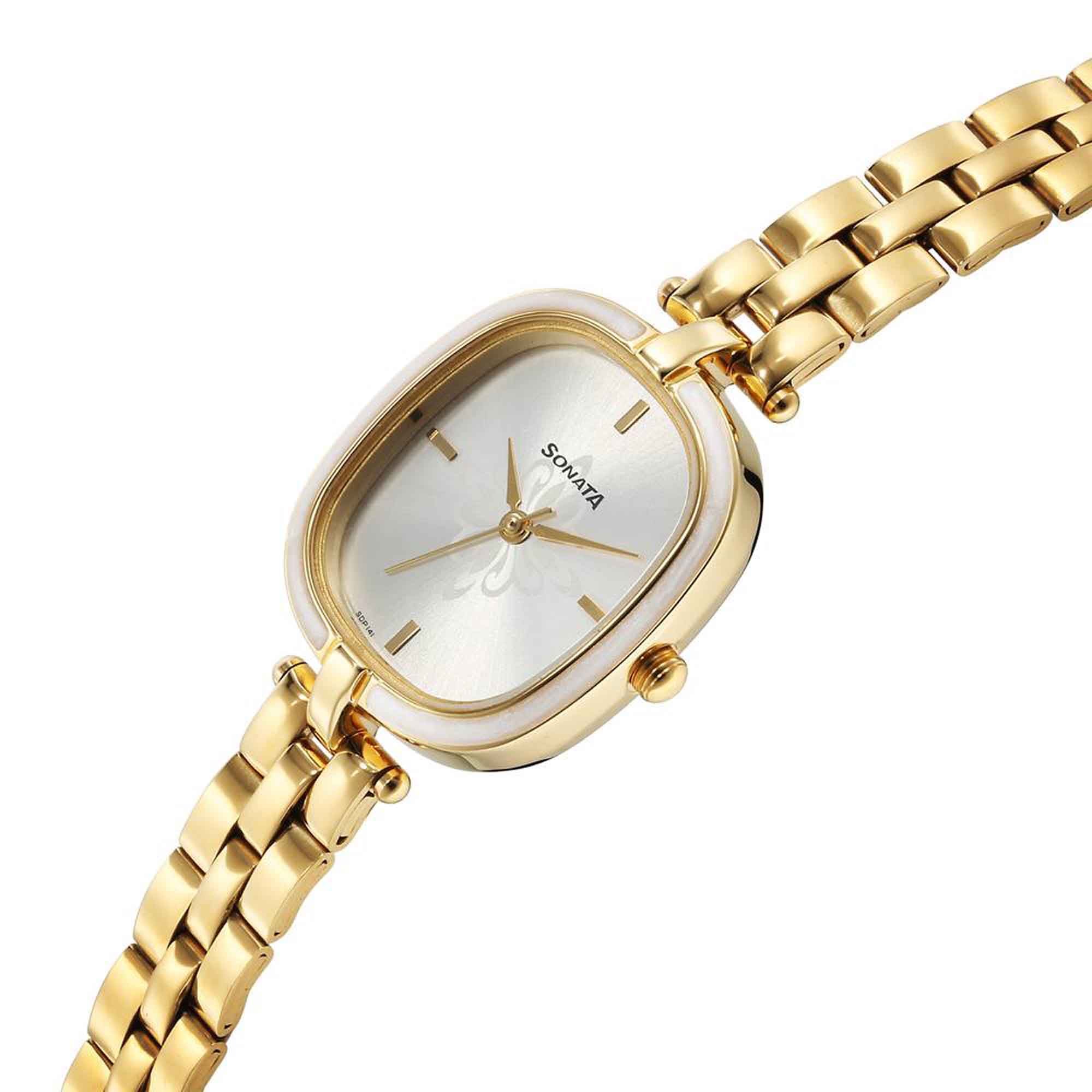 Sonata Utsav Silver Dial Watch for Women - Image 4