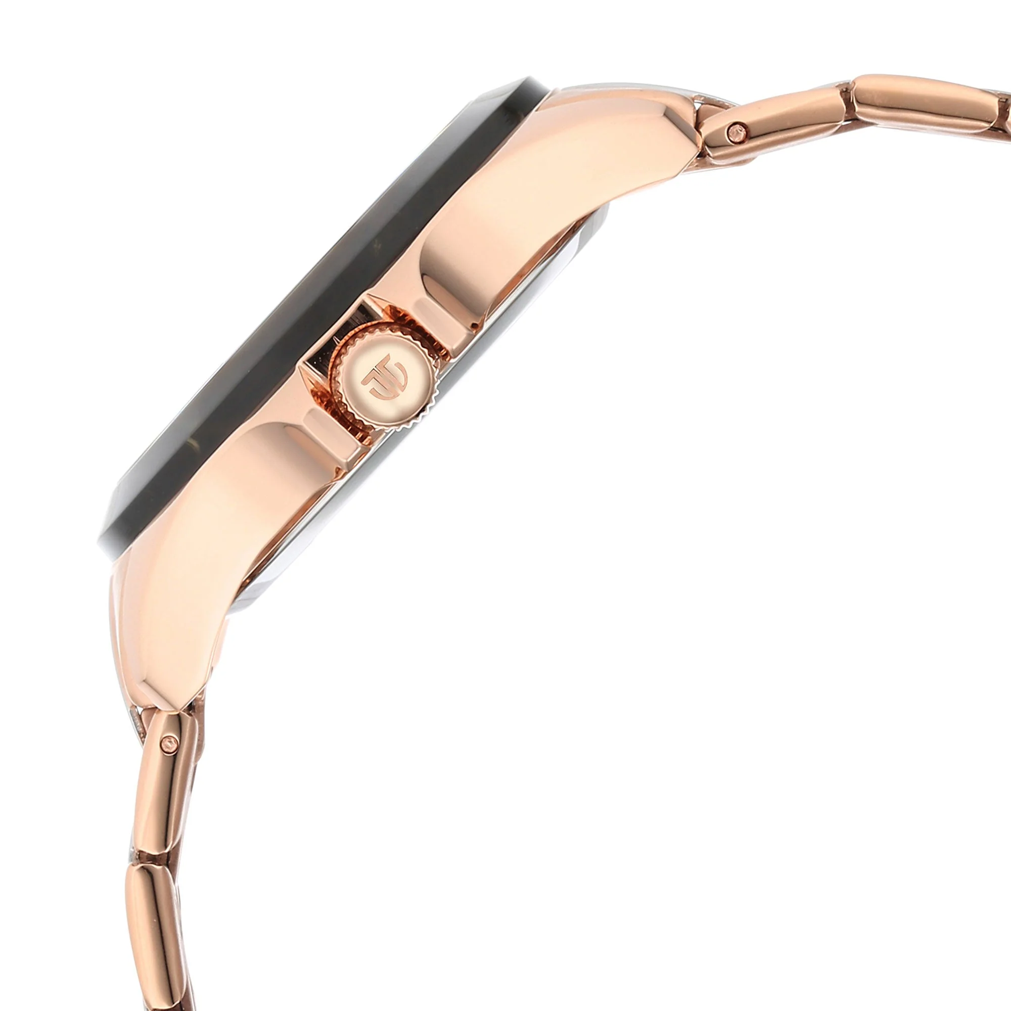Titan Acetate Black Dial Analog with Day and Date Stainless Steel Strap Watch for Women - Image 4