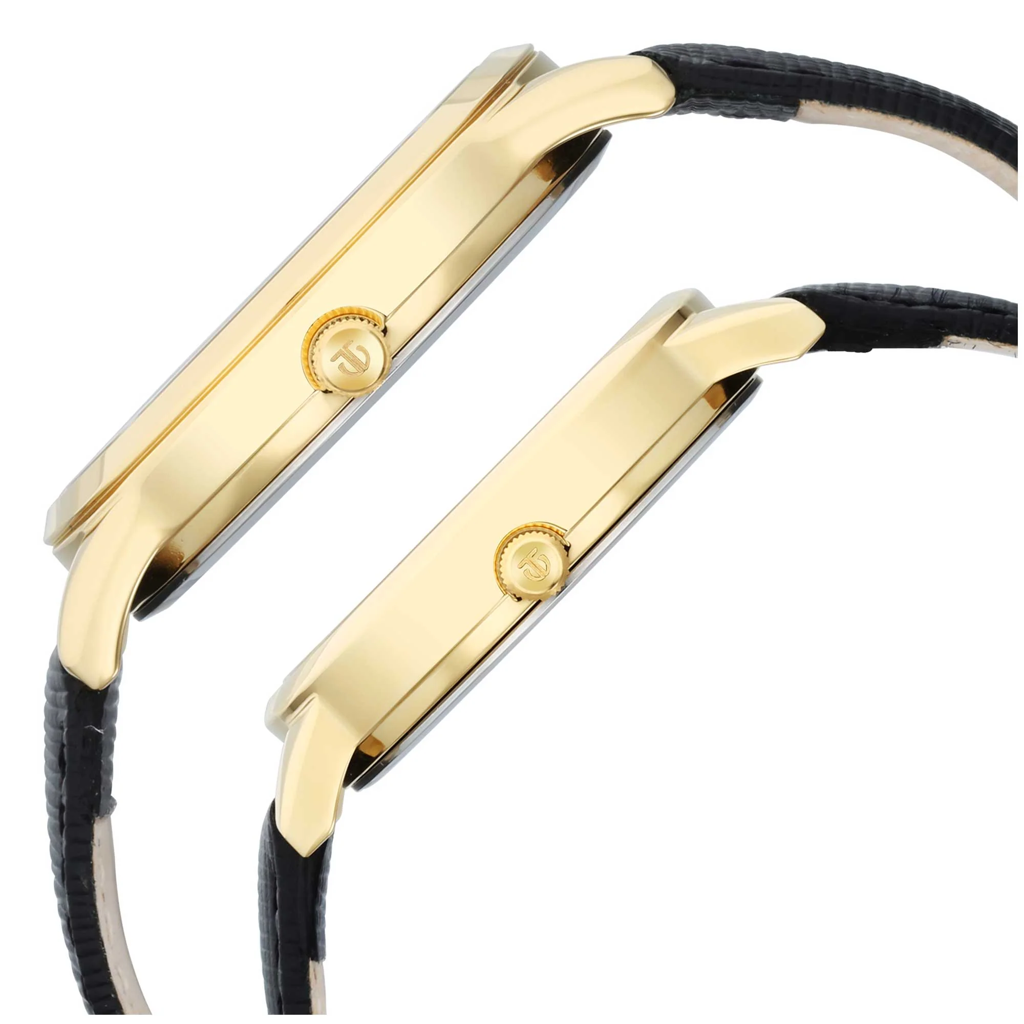 Titan Bandhan Anthracite Dial Analog Leather Strap watch for Couple - Image 5