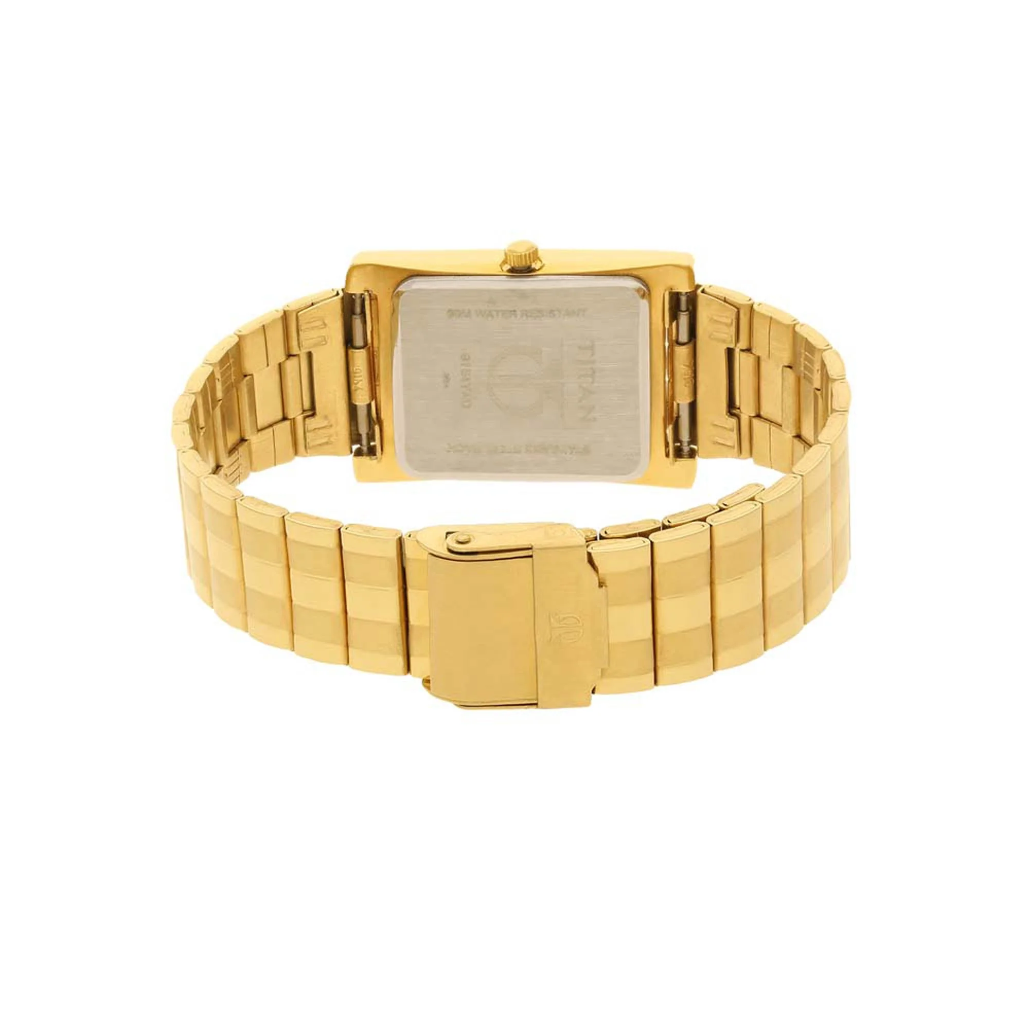 Titan Champagne Dial Analog with Date Metal Strap Watch for Men - Image 4