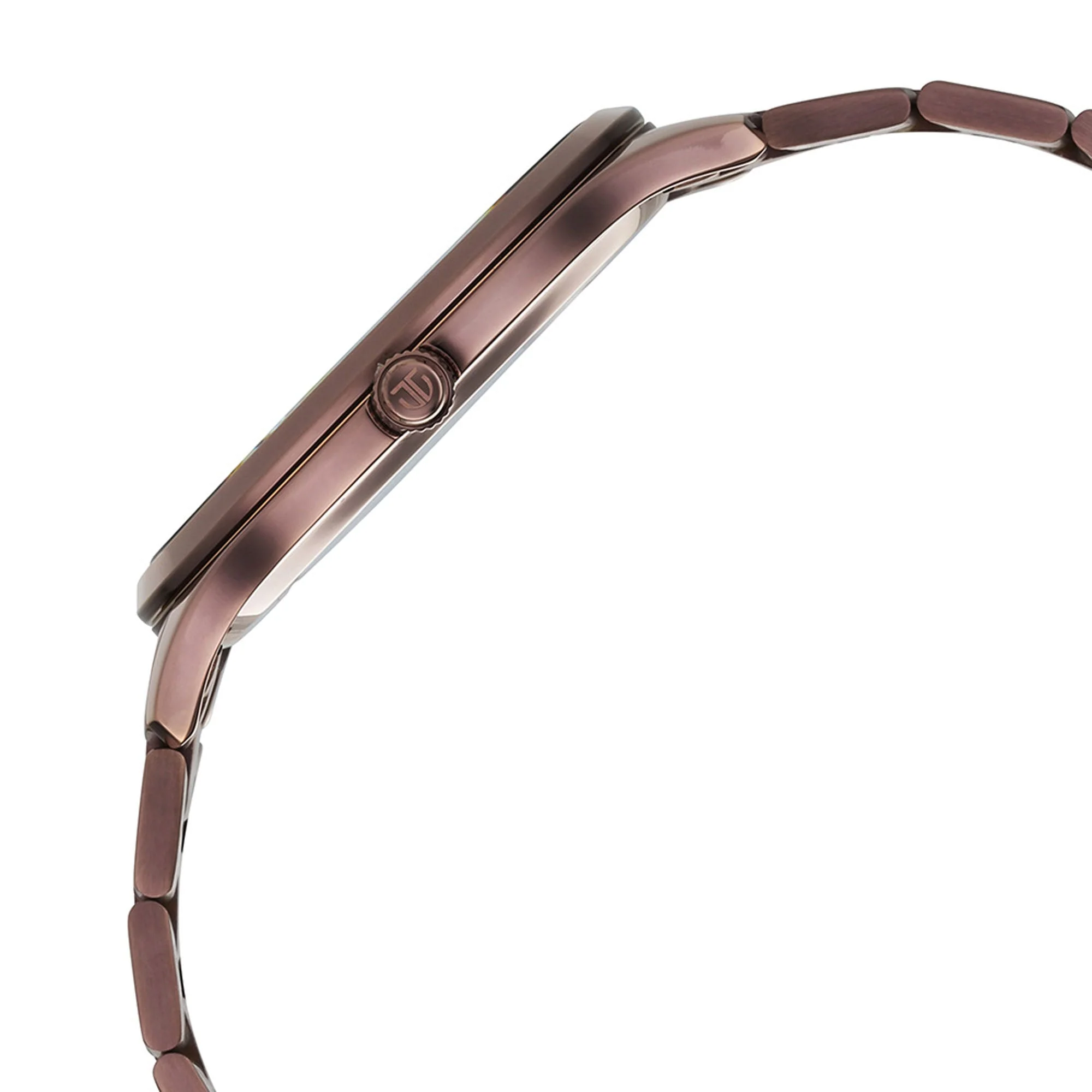 Titan Classique Slimline Brown Dial Analog with Day and Date Stainless Steel Strap Watch for Men - Image 5