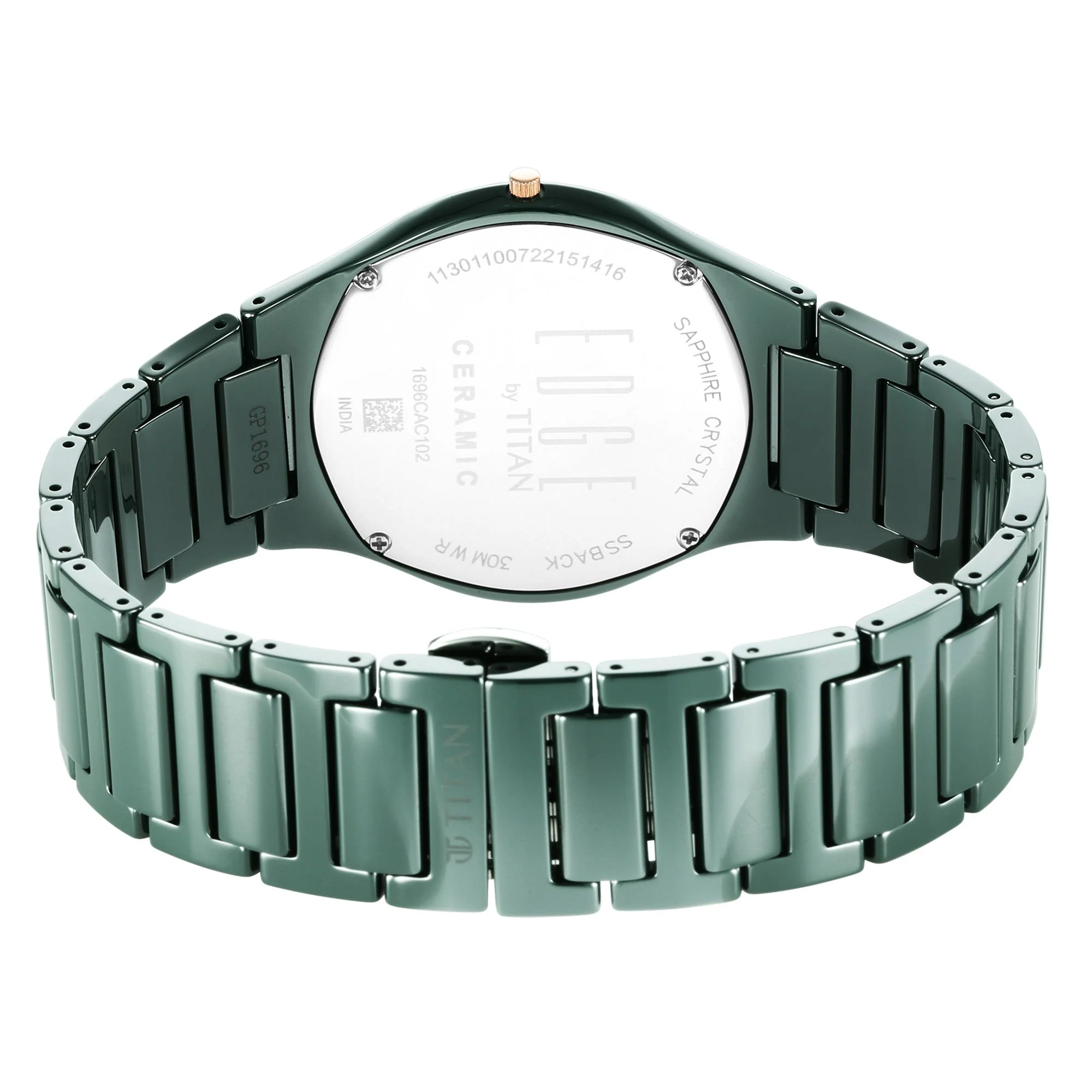 Titan Edge Ceramic Green Dial Analog Ceramic Strap watch for Men - Image 6