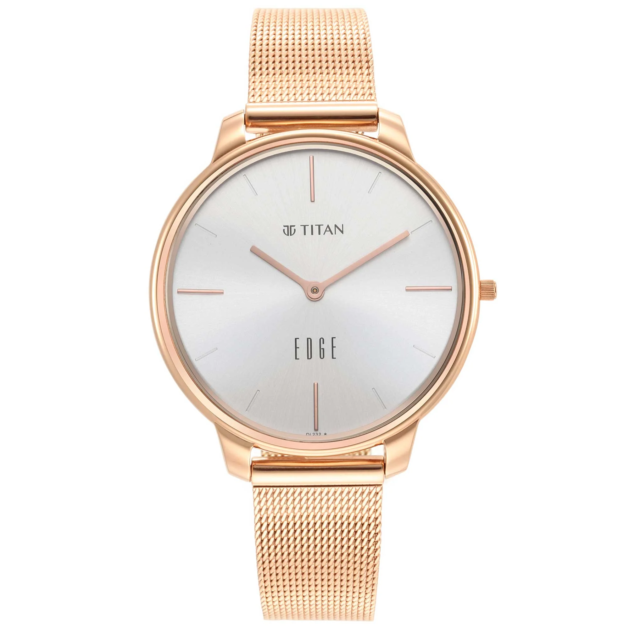 Titan Edge White Dial Analog Stainless Steel Strap watch for Women - Image 2