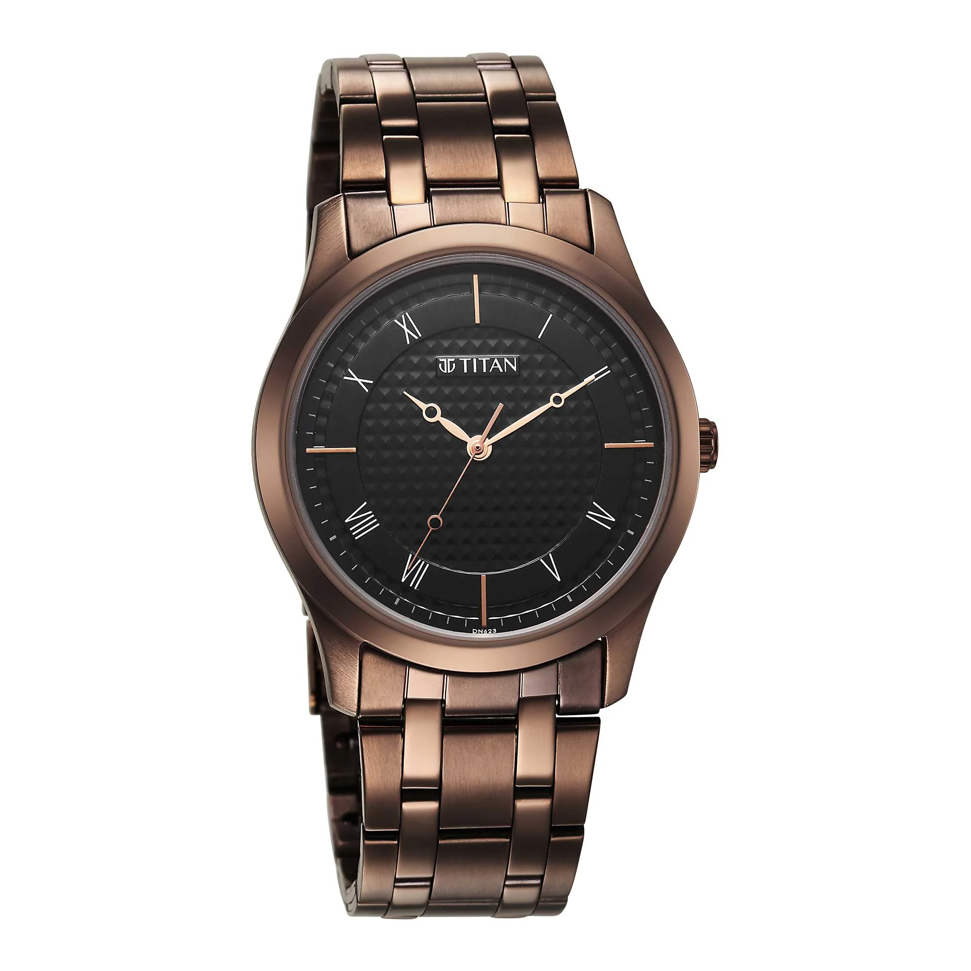 Titan Karishma Black Dial Watch for Men - Image 3