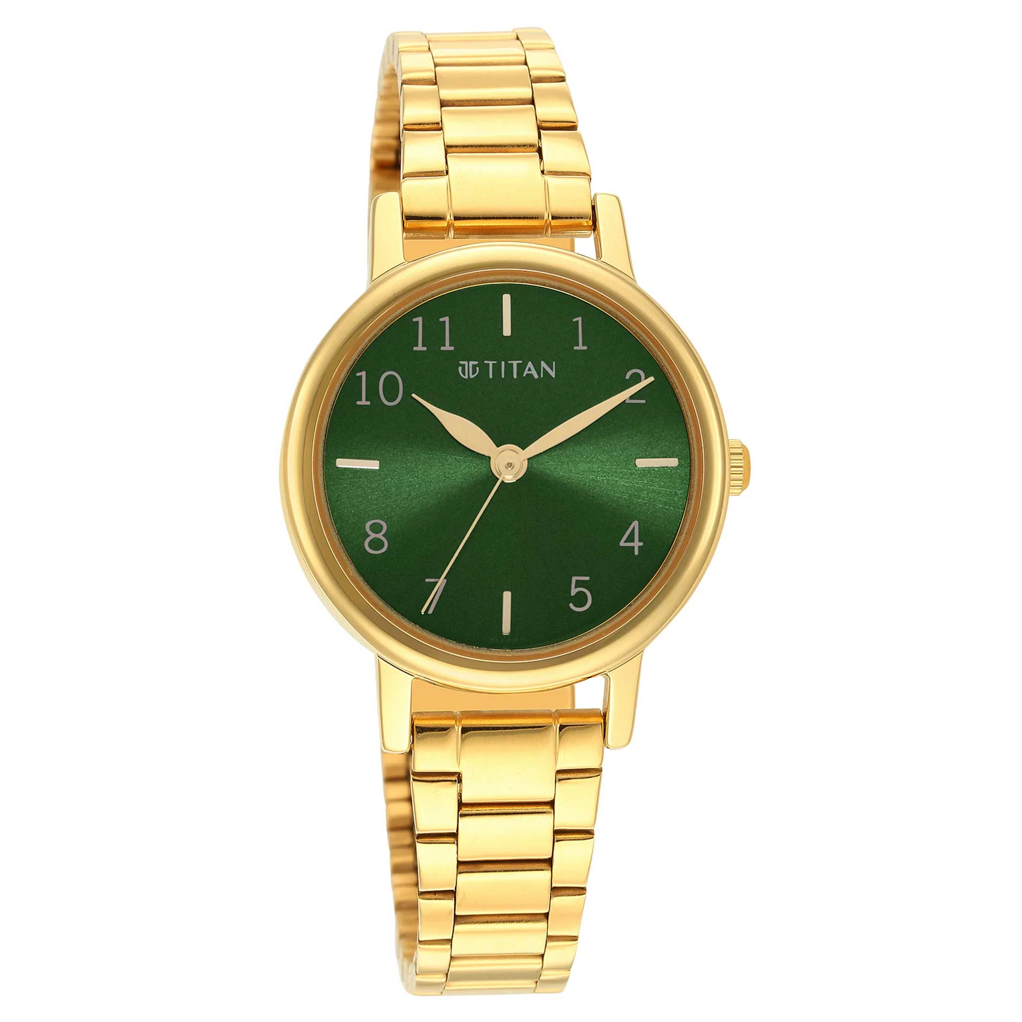 Titan Karishma Green Dial Analog Stainless Steel Strap watch for Women - Image 3