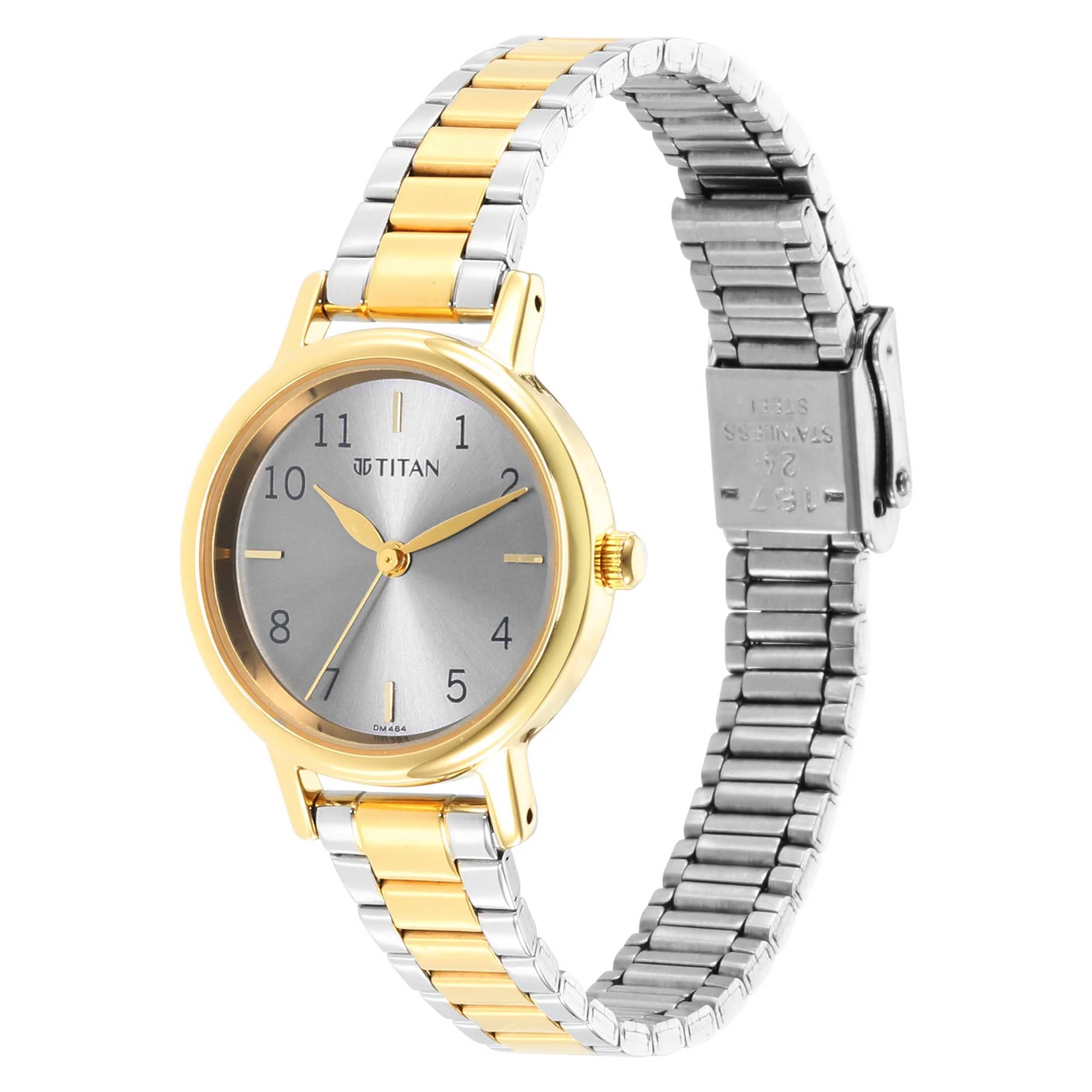 Titan Karishma Grey Dial Analog Stainless Steel Strap watch for Women - Image 4