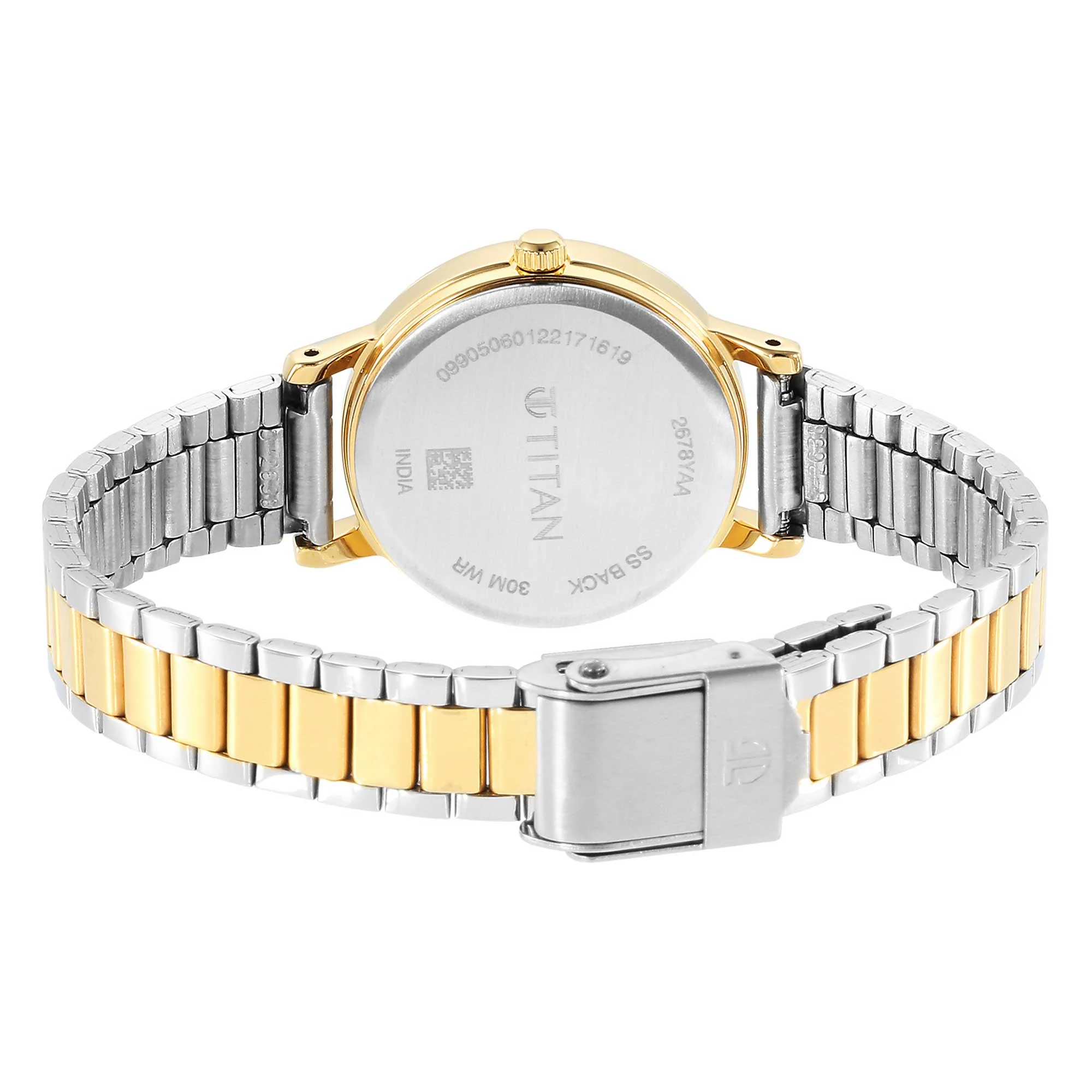 Titan Karishma Grey Dial Analog Stainless Steel Strap watch for Women - Image 6