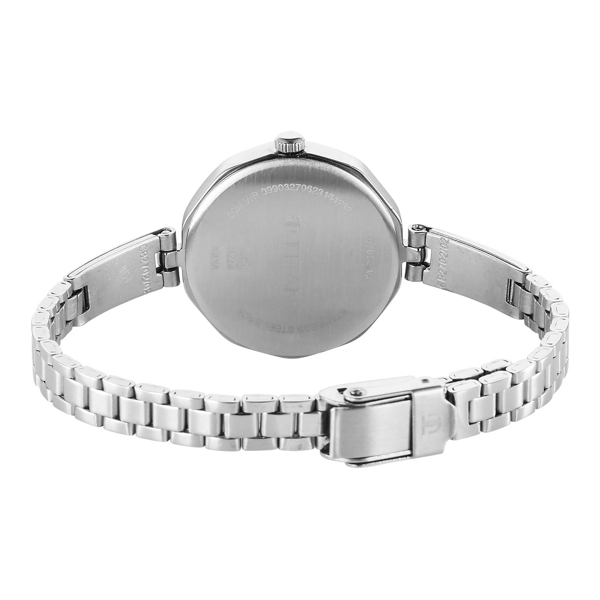 Titan Karishma Quartz Analog Blue Dial Stainless Steel Strap Watch for Women - Image 6