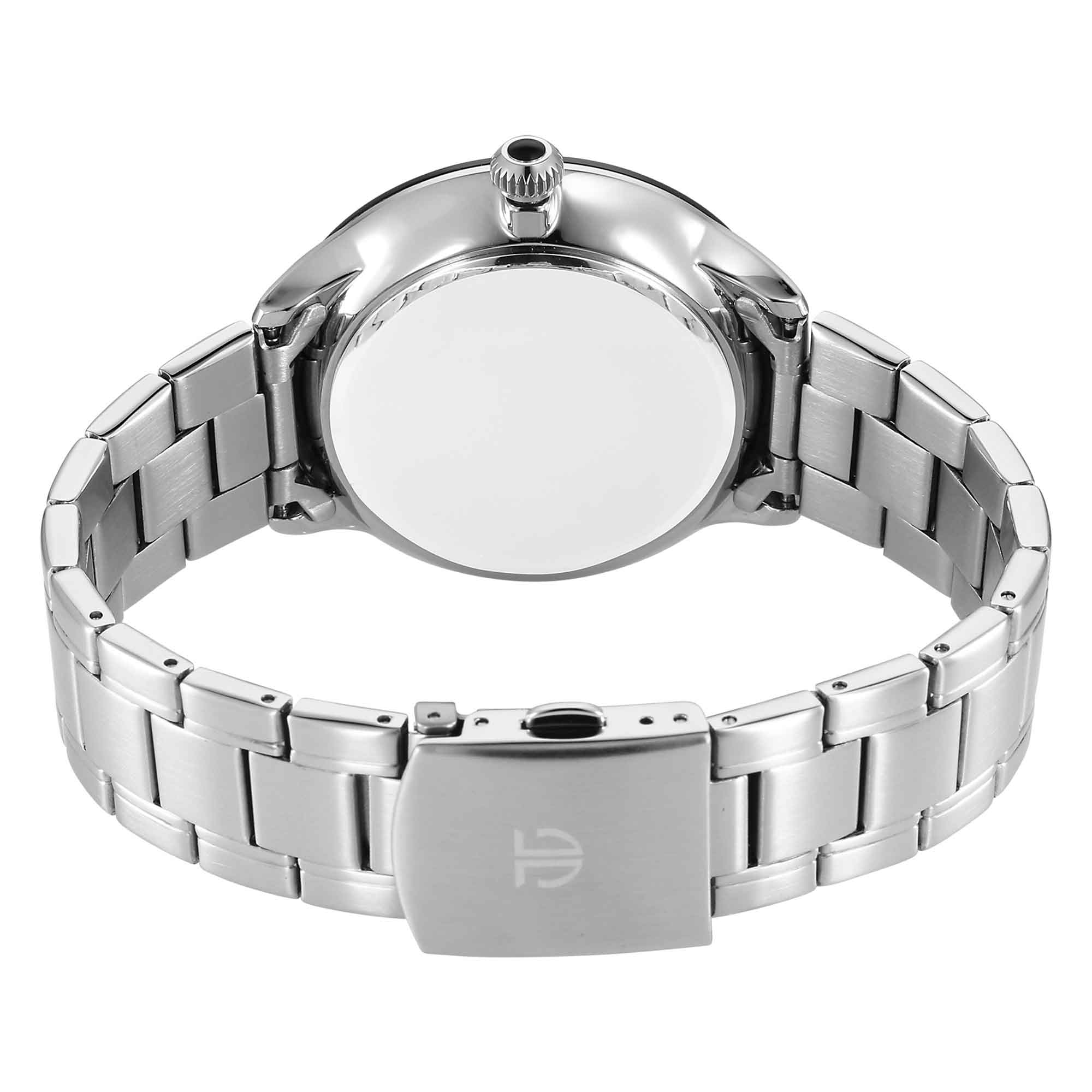 Titan Stellar Luna Sun Moon Disc Grey Dial Watch - Image 7